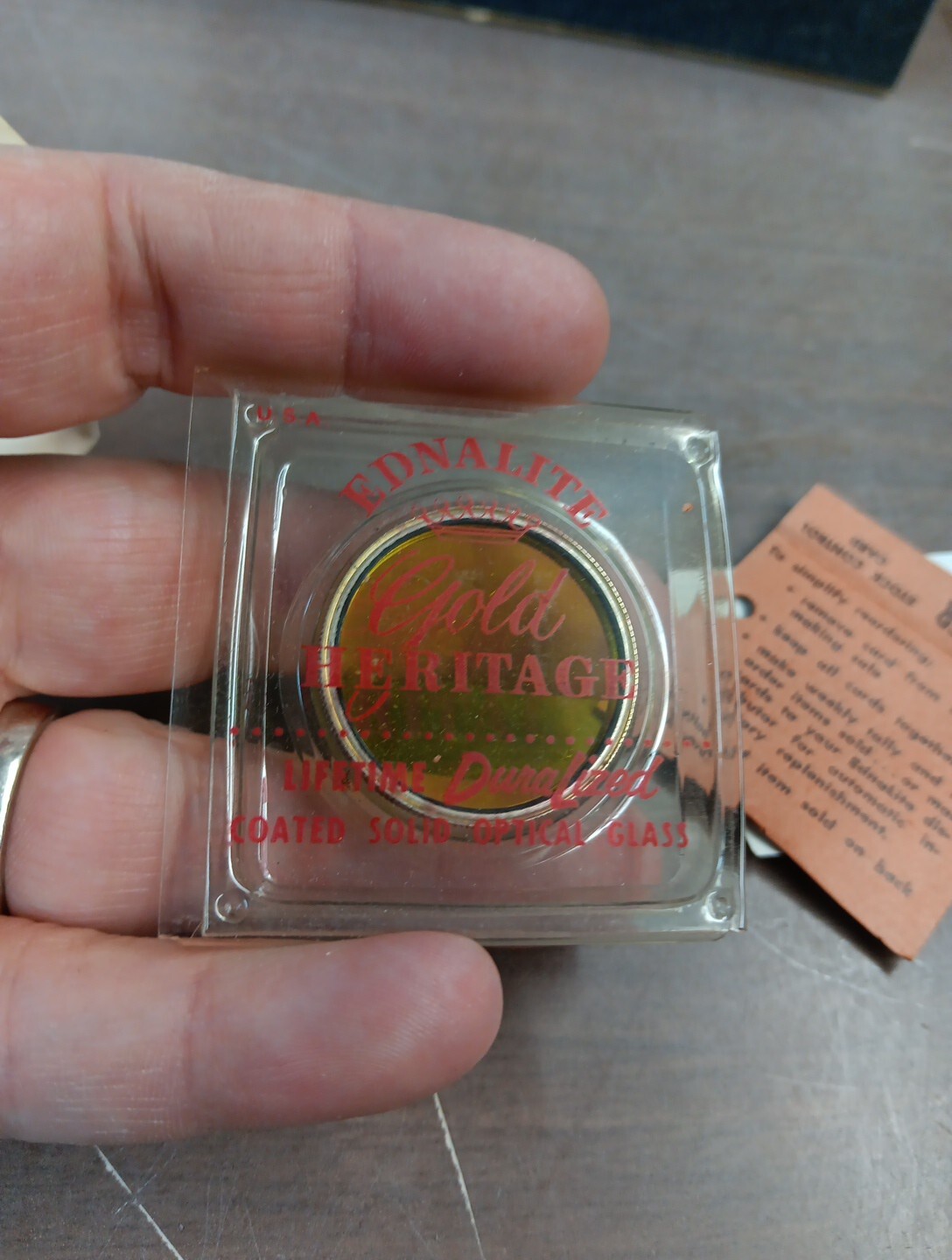 EDNALITE Gold Duraklad Optical Glass Series 5 Filter Yellow Contrast (Camera A)