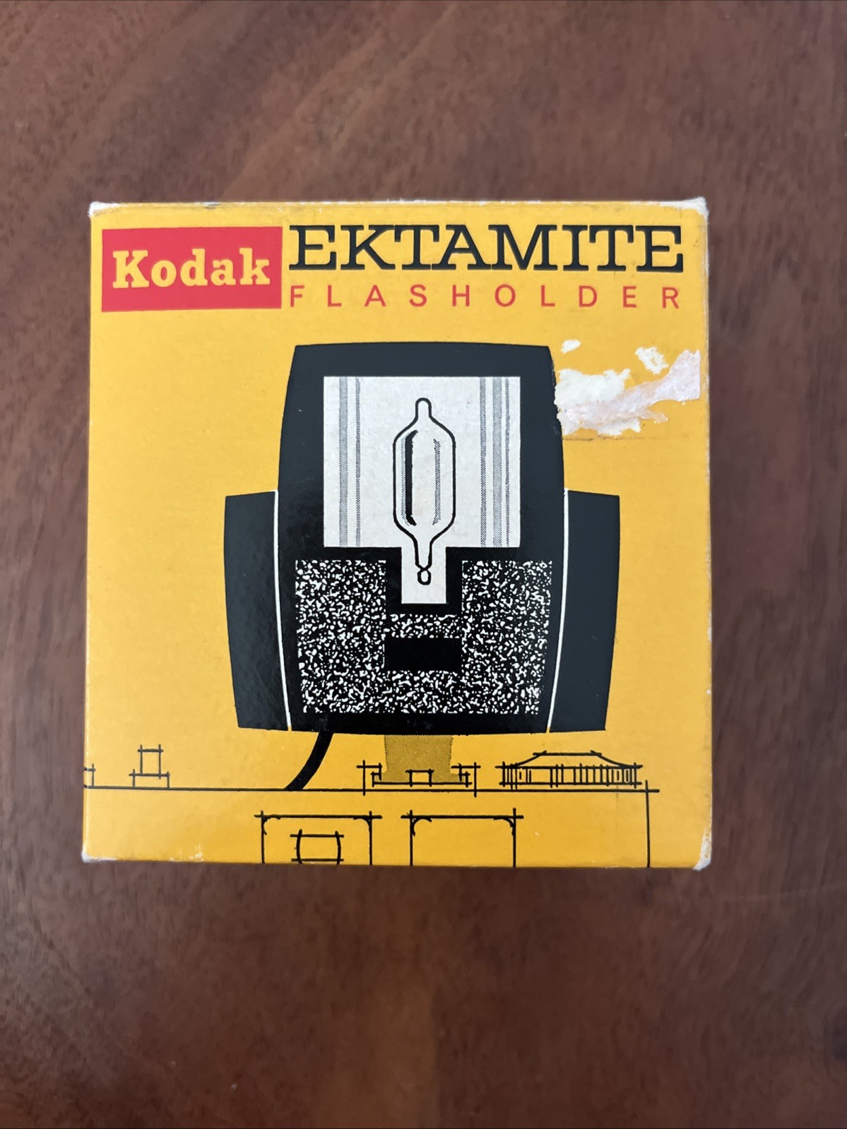 Kodak Ektamite Flasholder No. C 100F in Case In Original Box w/ instructions