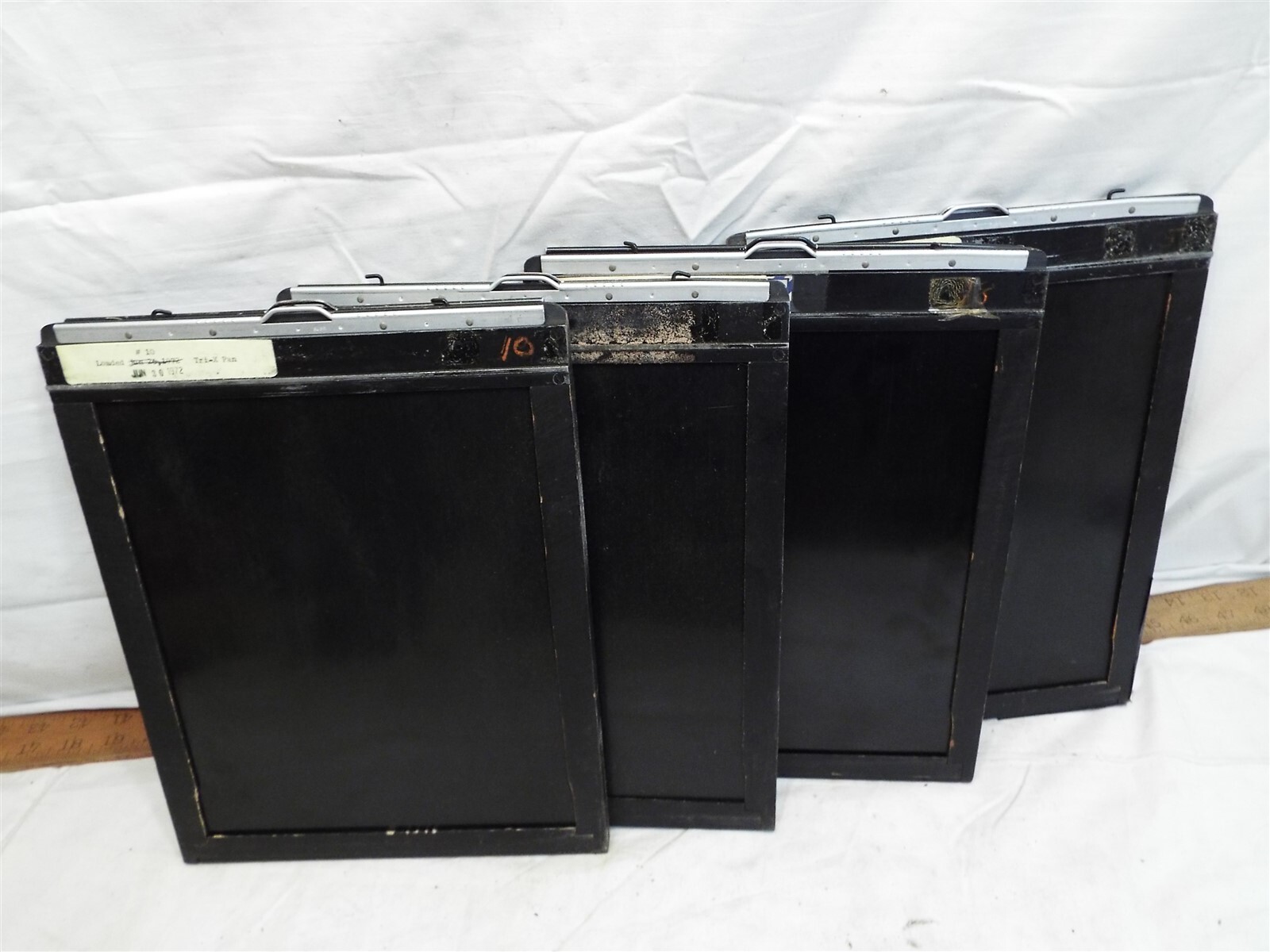 Lot 4 Vintage Eastman Kodak Large Format Press Camera Film Holders