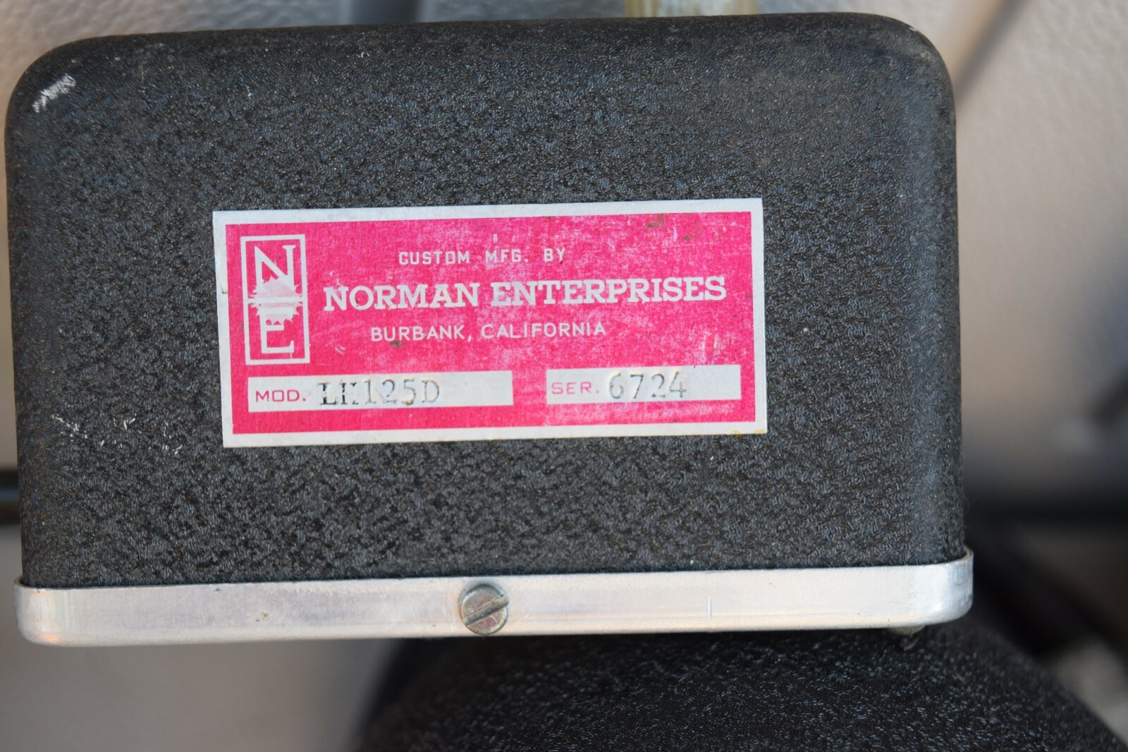 Vintage Set of 3 Norman Enterprises LK125D Lampheads Flood Light Photo Equipment