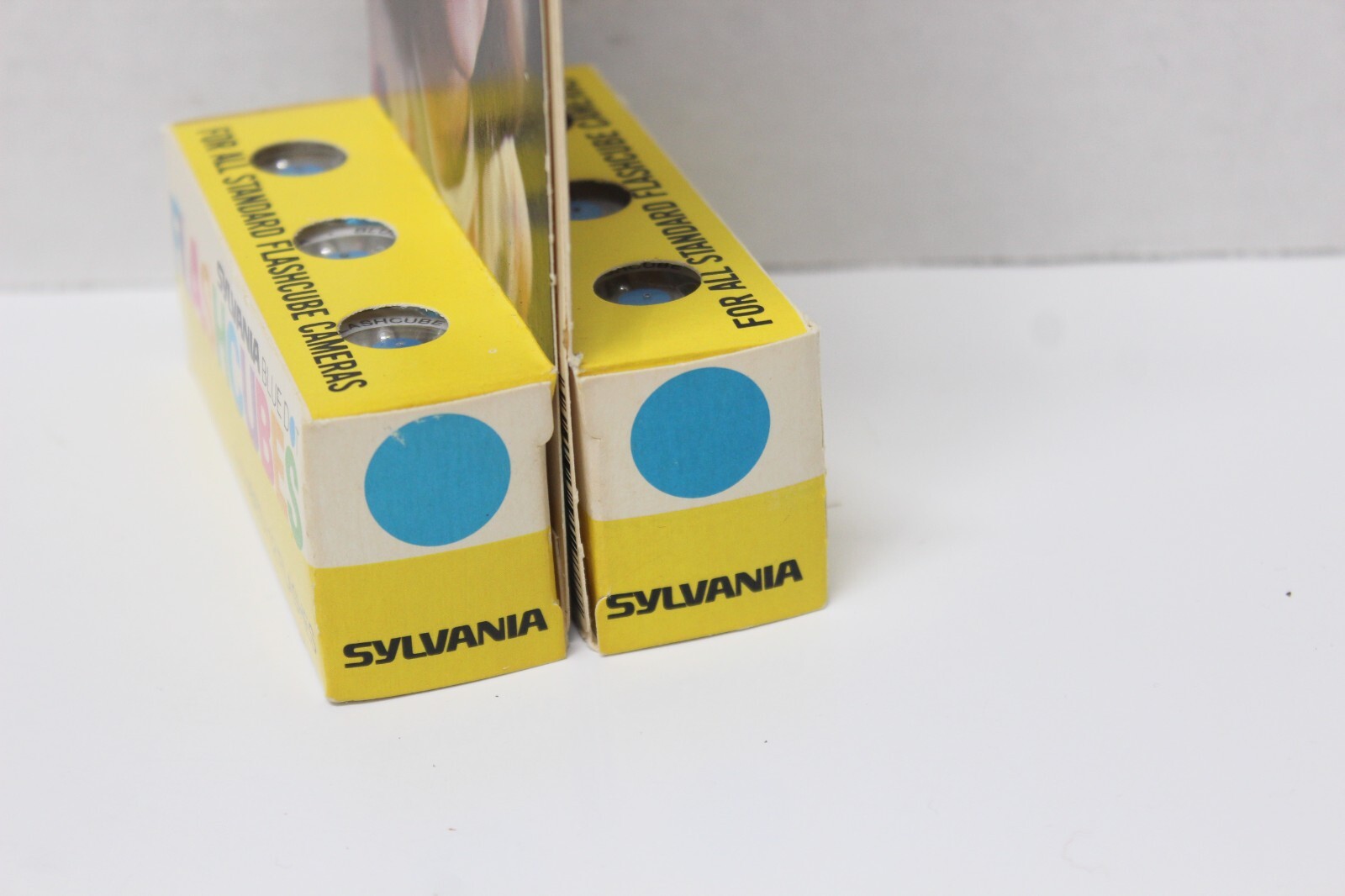 2-Packs! New Vintage Sylvania Blue Dot Flashcubes (6 Cubes/24 Flashes) NOS