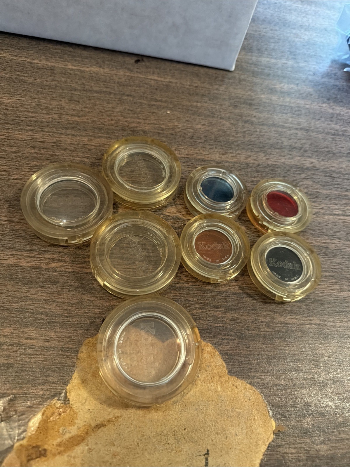 Kodak Adapter Ring Series 5 28.5mm 1 1/8 In With Colored Styles Lot