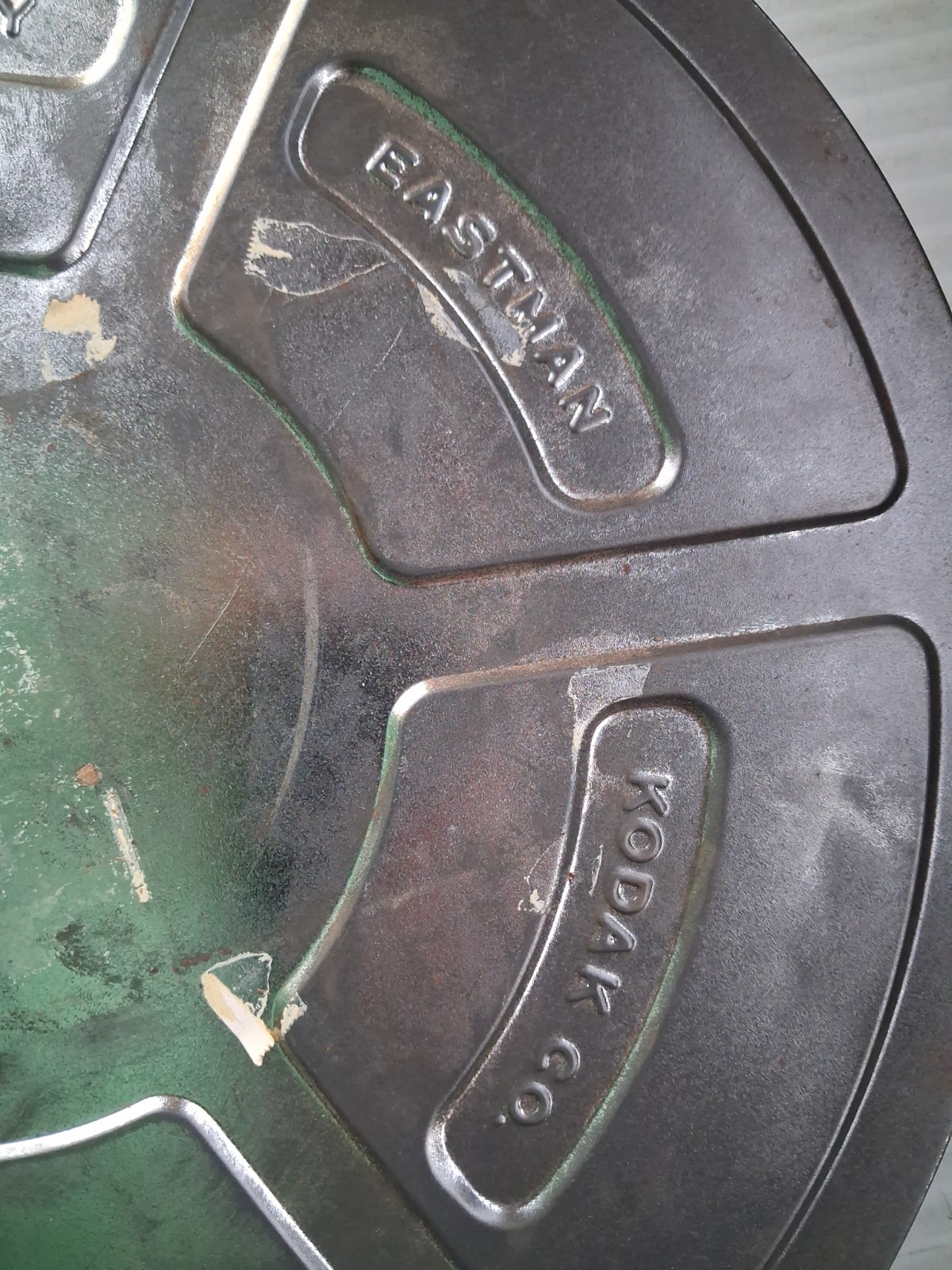 Vintage Large 15” EASTMAN KODAK CO. NO. 2373 Metal Film Reel Tin Canister