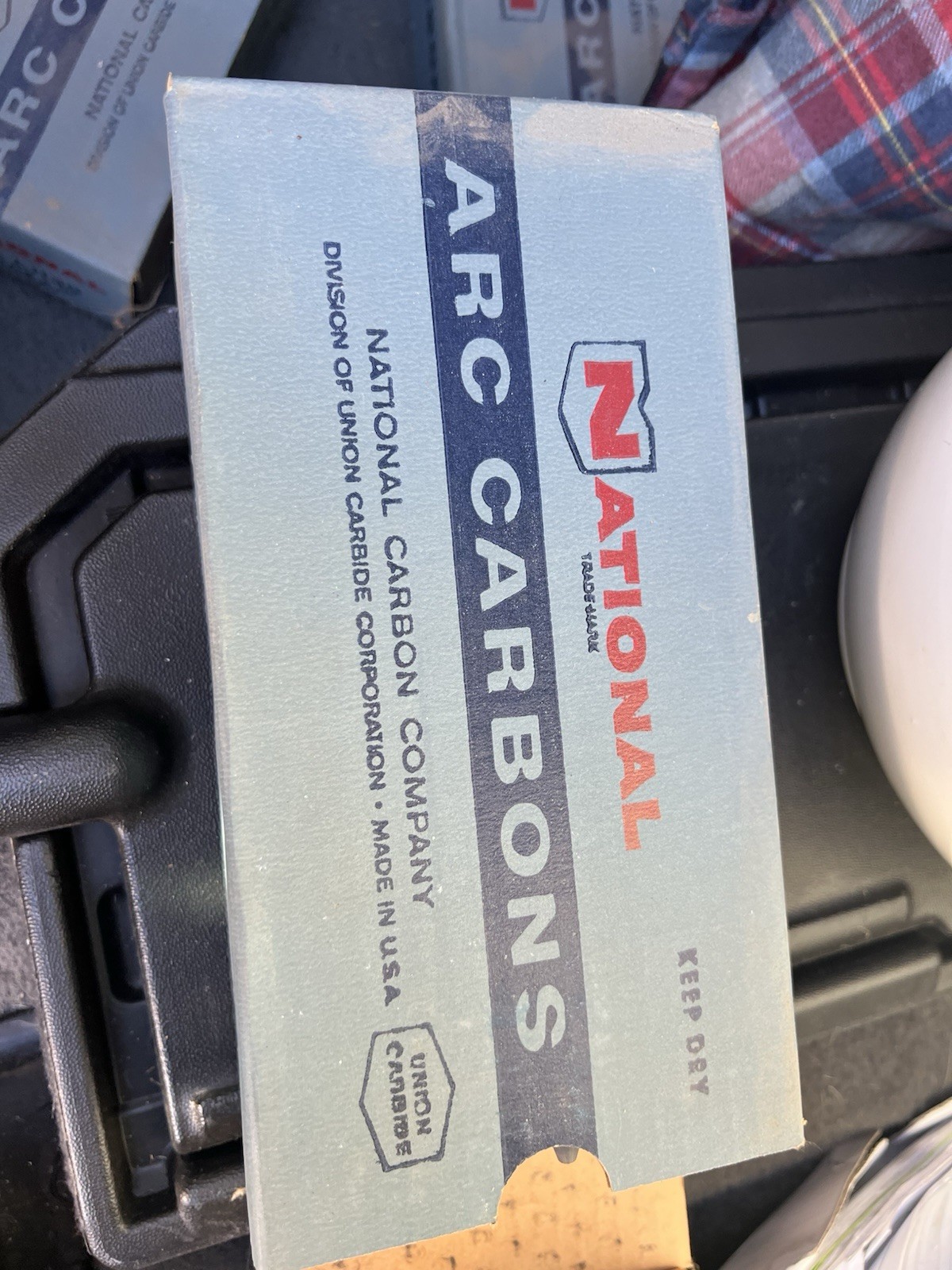CARBON ARC RODS Copper Cover BOX of 7/16″ x 9″ NATIONAL NEGATIVES