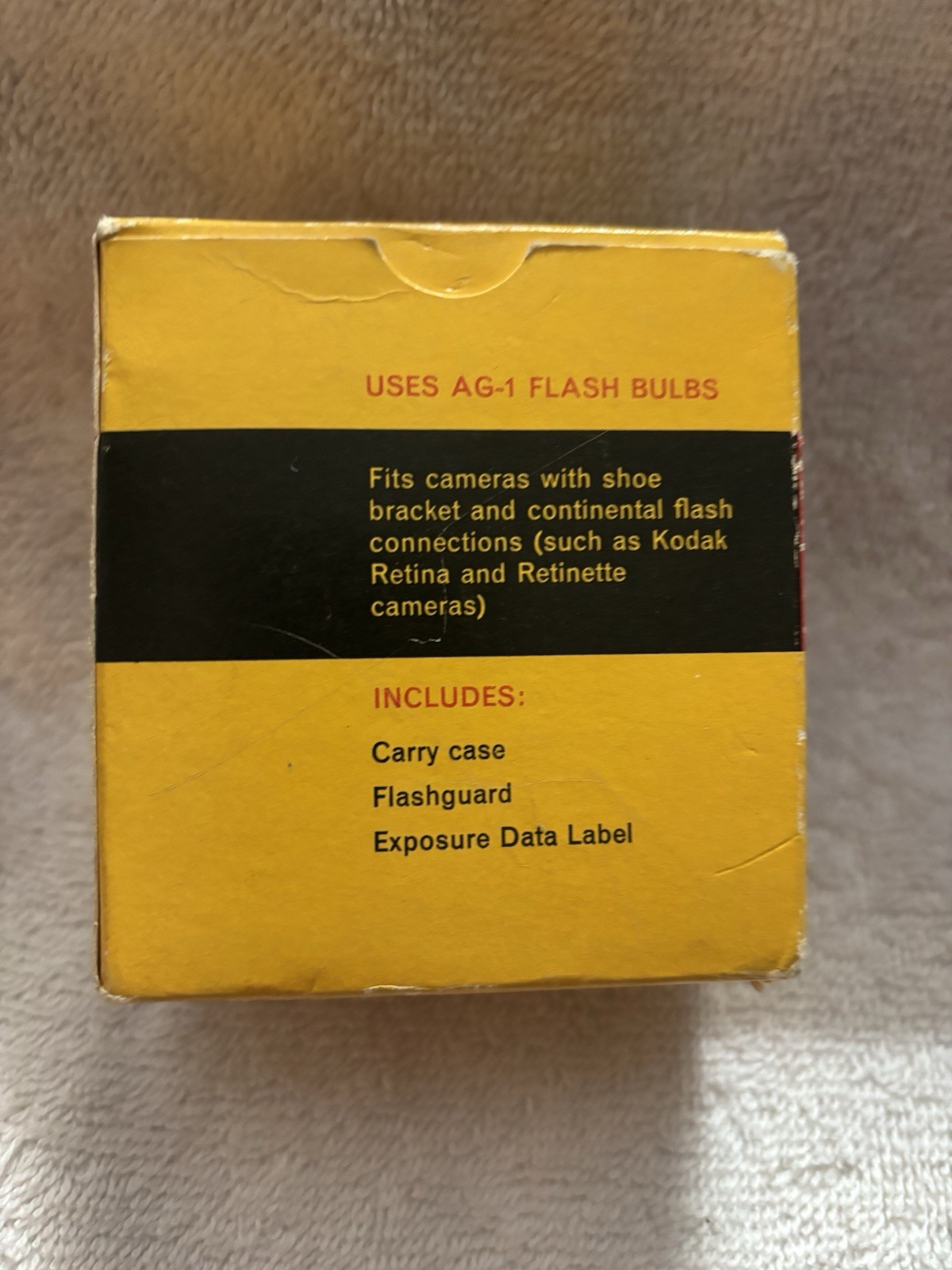 Kodak Ektamite Flasholder No. C 100F with Instructions LNC In Original Box