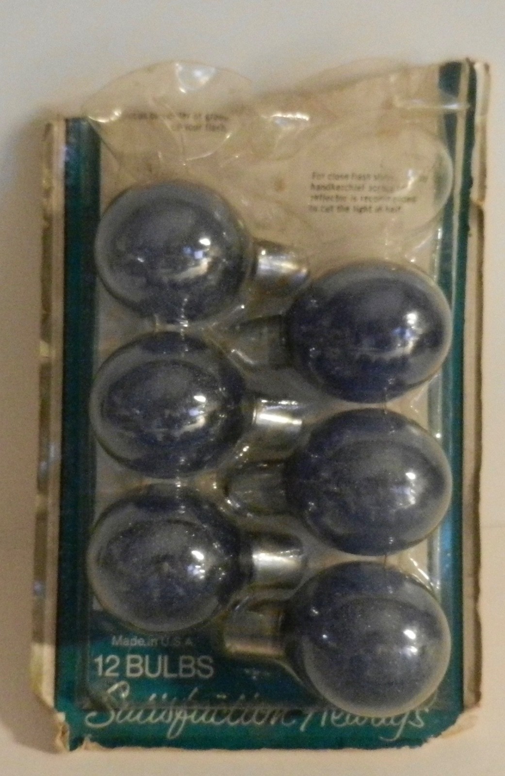 Vintage New Old Stock Sylvania Press 25 and 25B Blue Dot Flashbulbs
