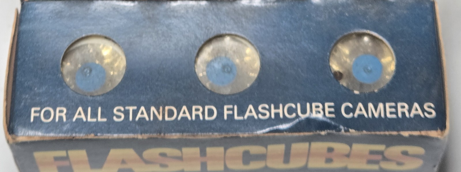 Vintage Sylvania Camera Flash Cubes Blue Dot Flashcubes 3 Pack 12 Flashes NOS