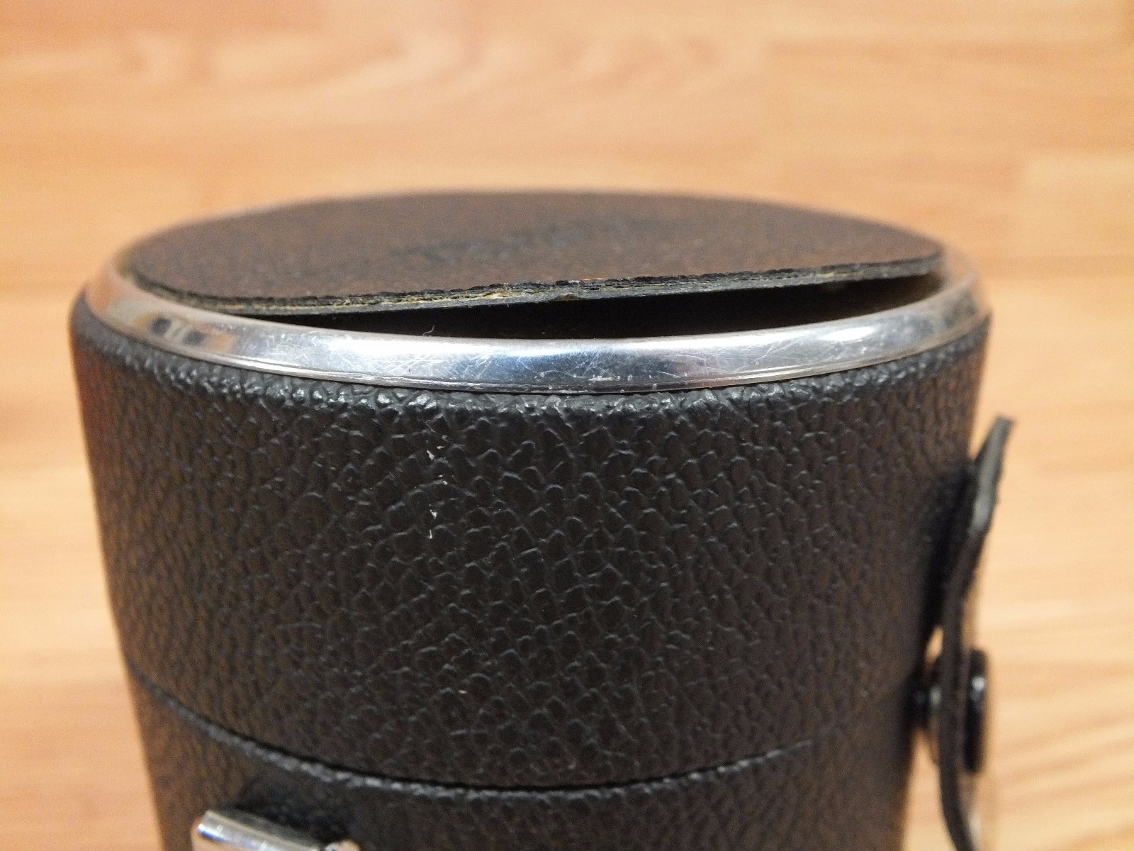 Genuine Telesar Faux Leather Black Universal Lens Case Size A With Strap *READ*