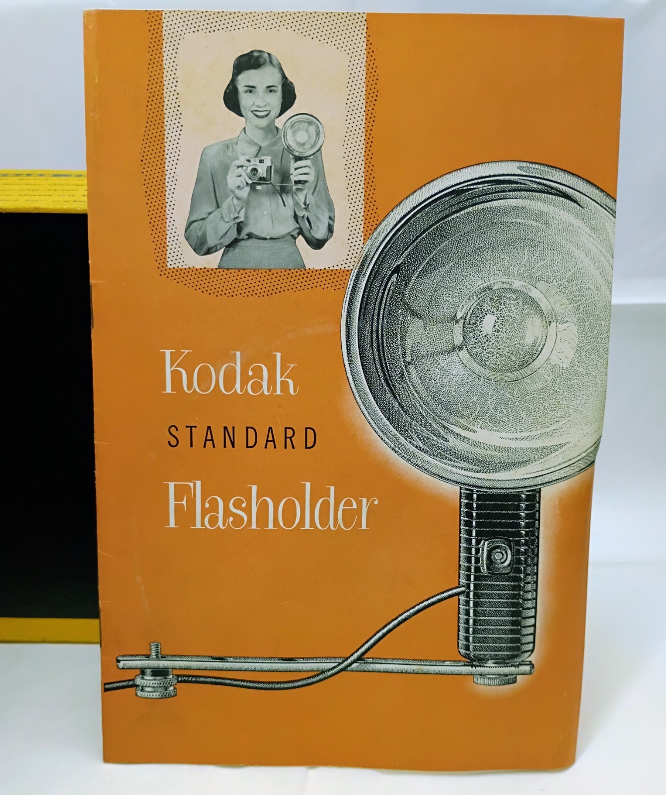 Vintage ’50’s Kodak Standard Flasholder Lumaclad Reflector In Box – NOT TESTED