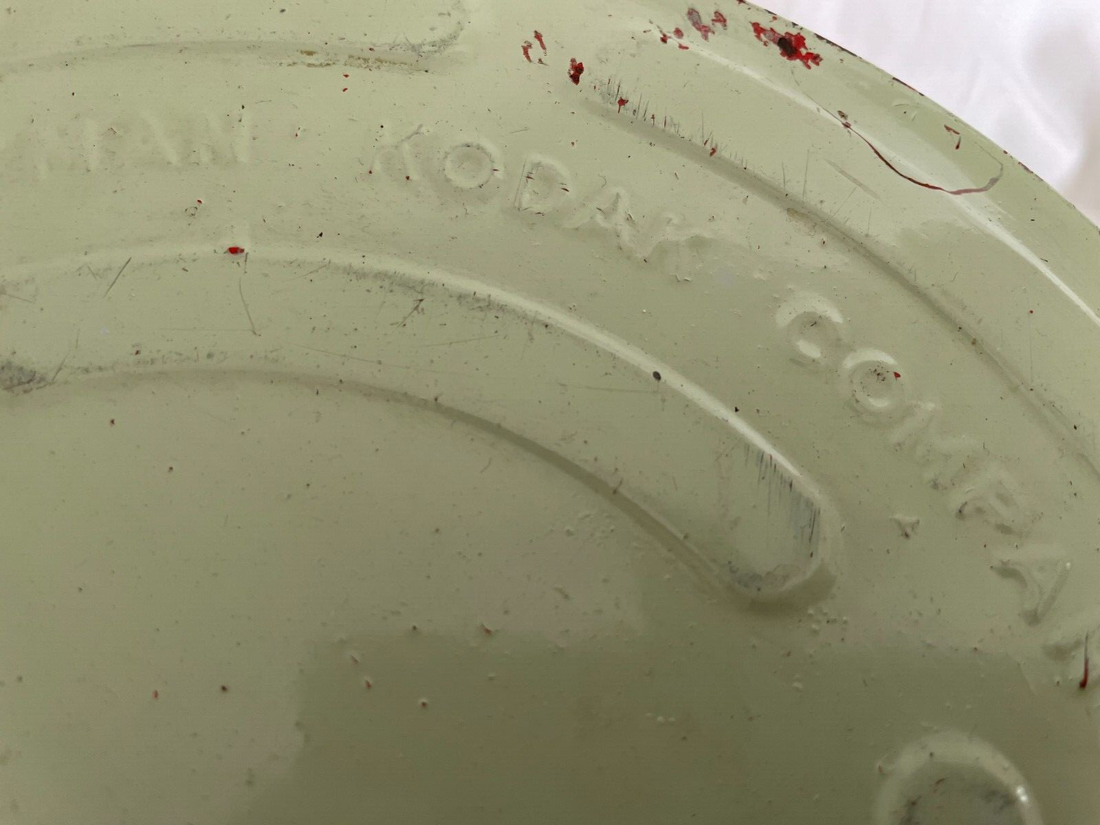 Retro Green KODAK EASTMAN COMPANY Rochester 10 1/4 Film Reel Metal Canister Vtg
