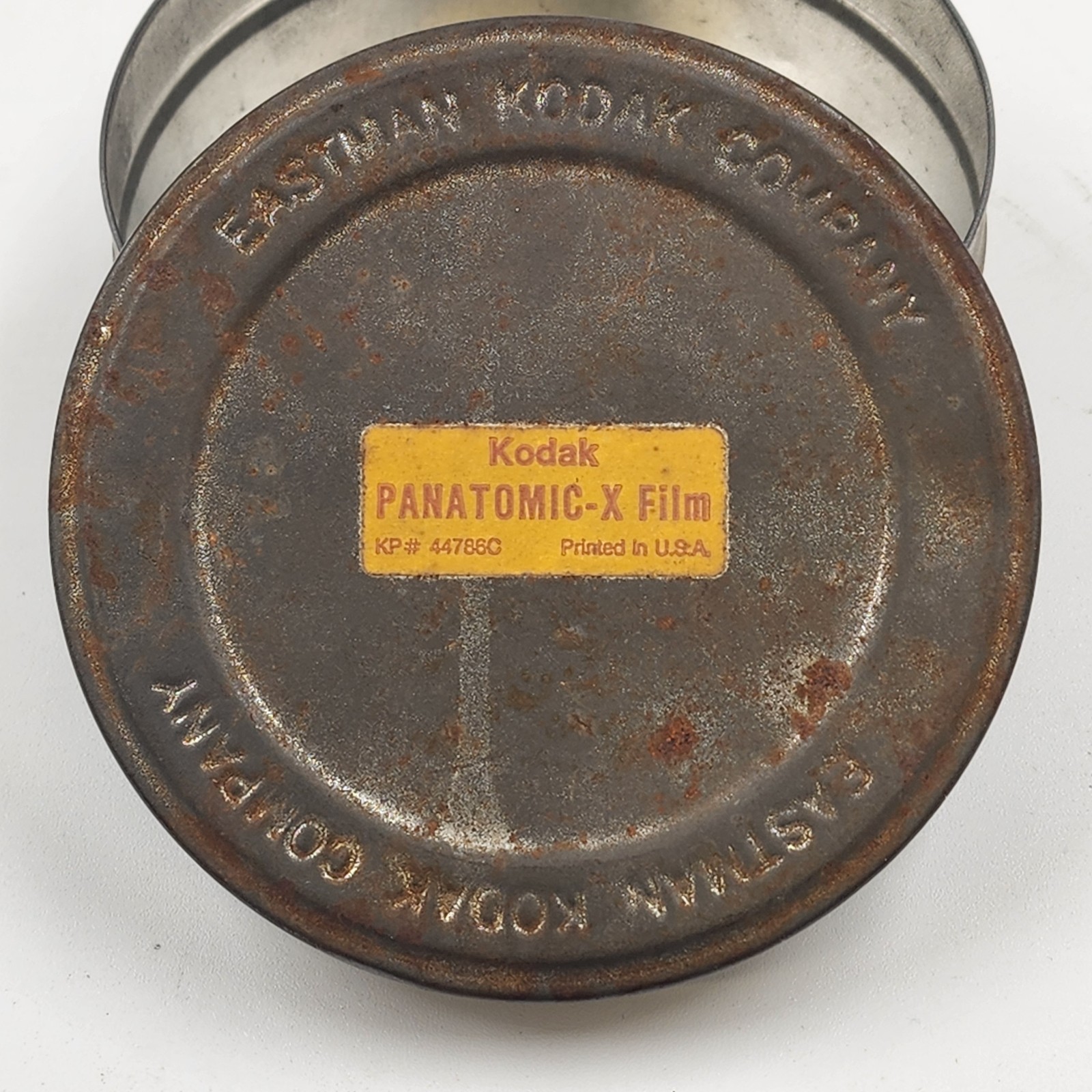 Eastman Kodak for Panatomic-X Film Reel Empty Storage 4″ Film Cannister Vintage