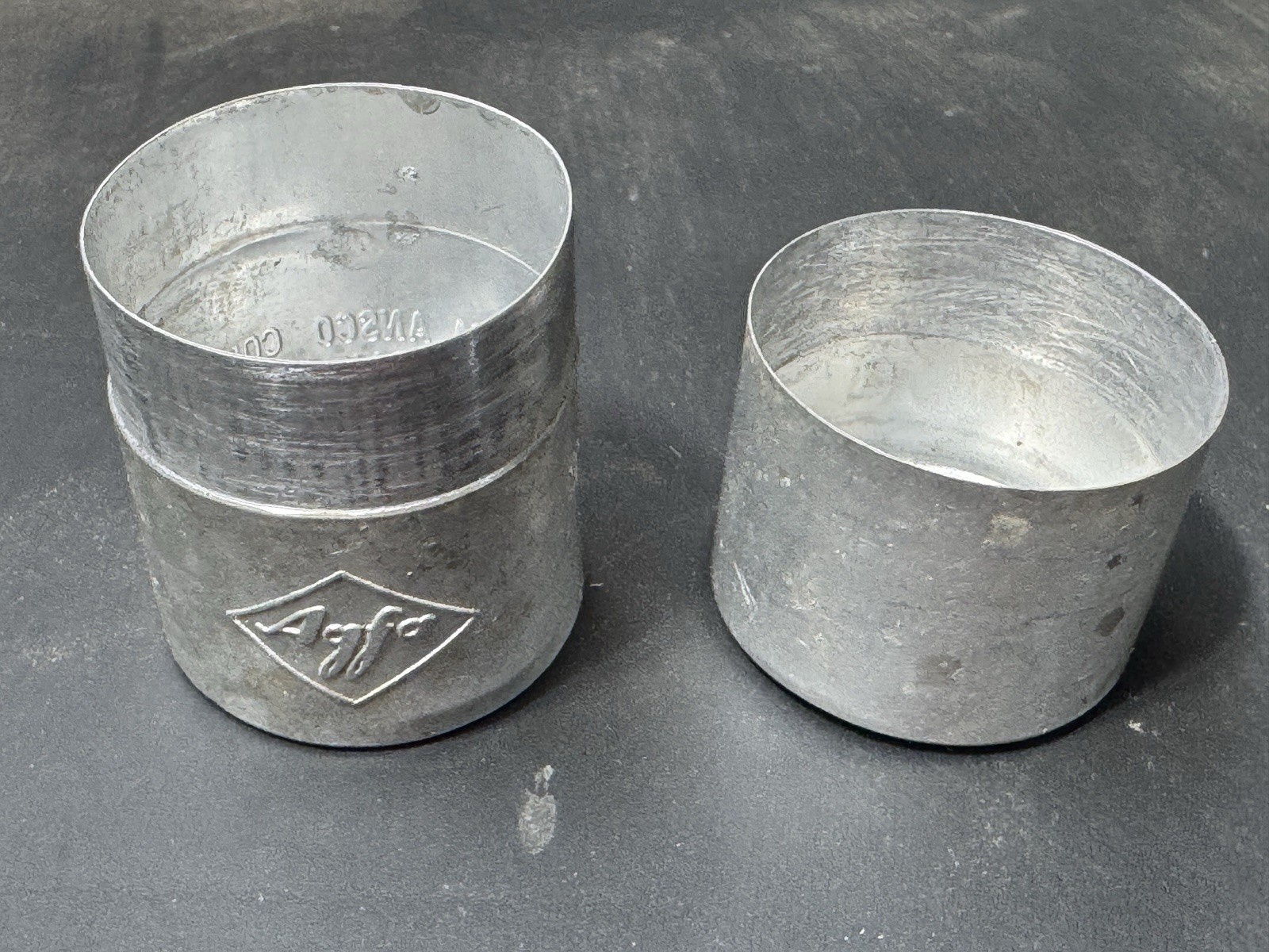 Vintage Agfa Aluminum Camera 35mm Film Canister