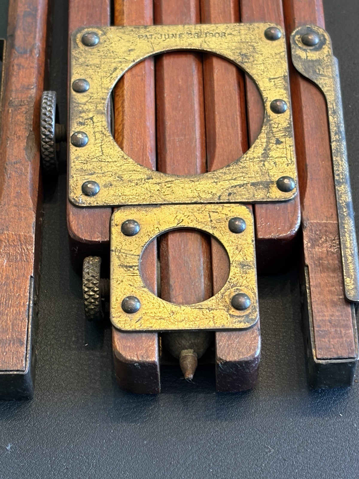 Antique Folmer & Schwing Crown No. 2 Tripod Legs Set of 3 Pat 1903 Camera Parts