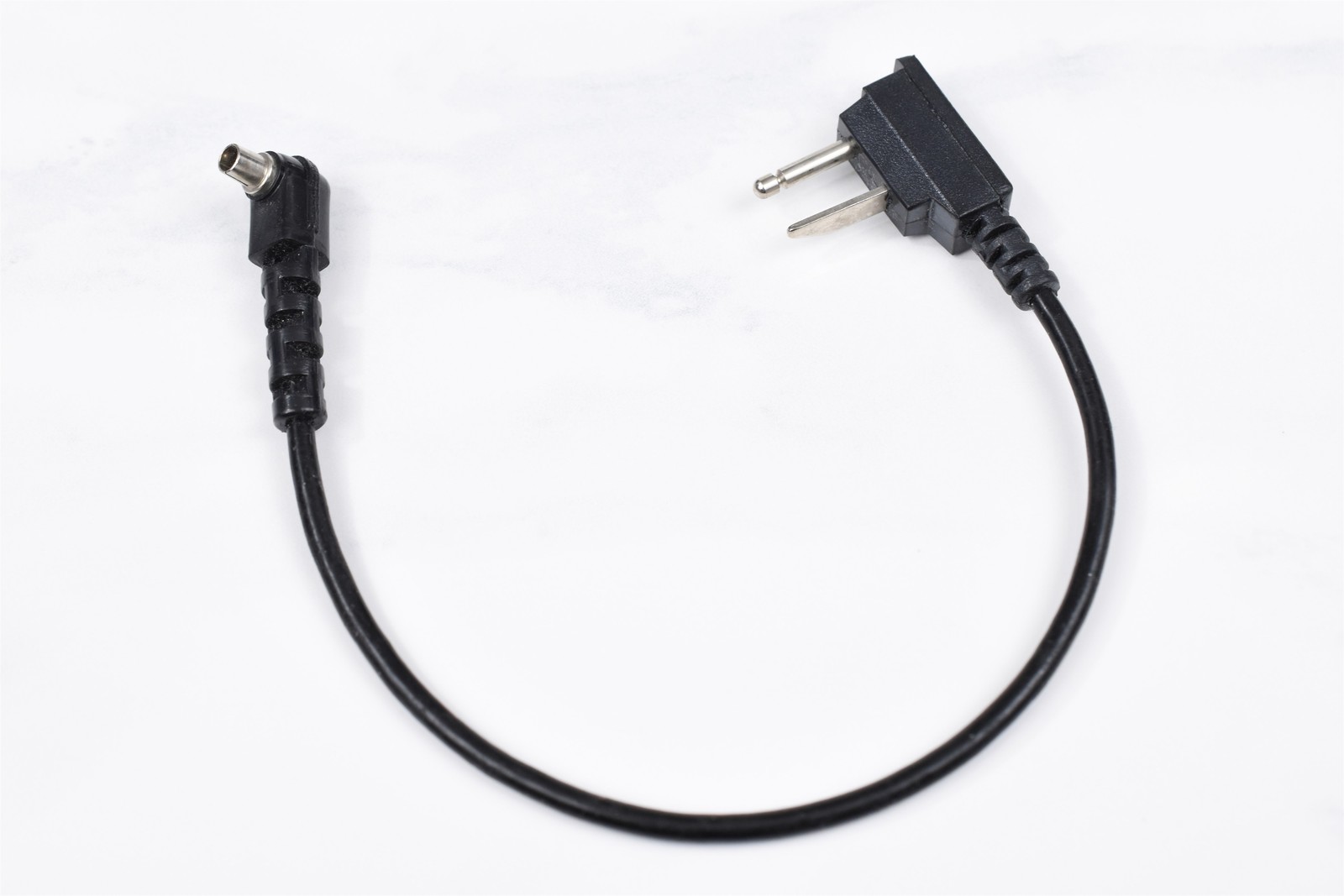 Vintage 2-Pin Camera DC Power Adapter Cable to 2-Prong 9in