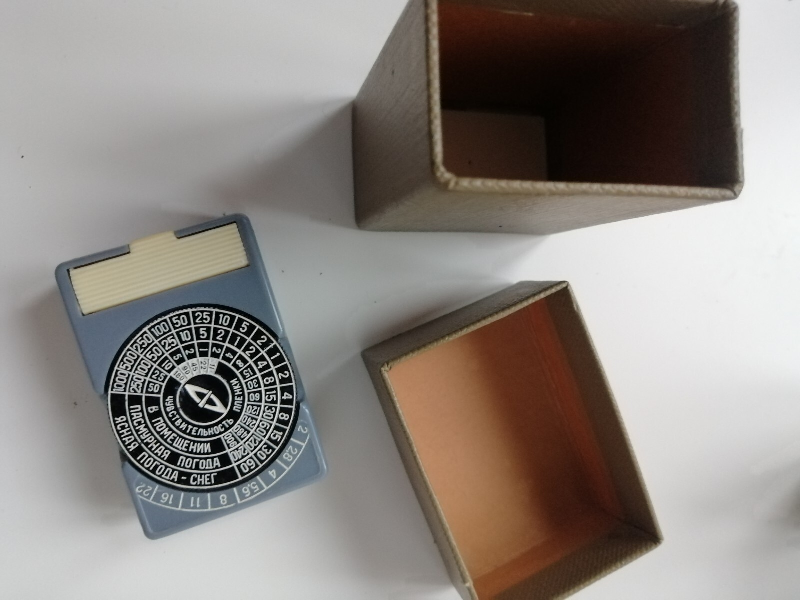 Vintage Light Meter lomo Exposure lightmeter Photo ОПТЕК Soviet USSR Optek BOx