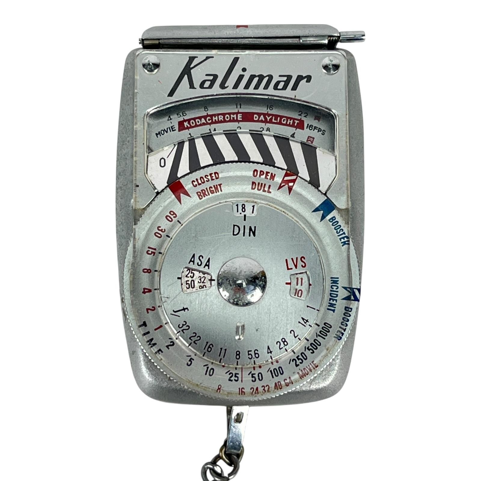 Kalimar A-1 Exposure Meter Light Meter Selenium Vintage Camera Japan Chain