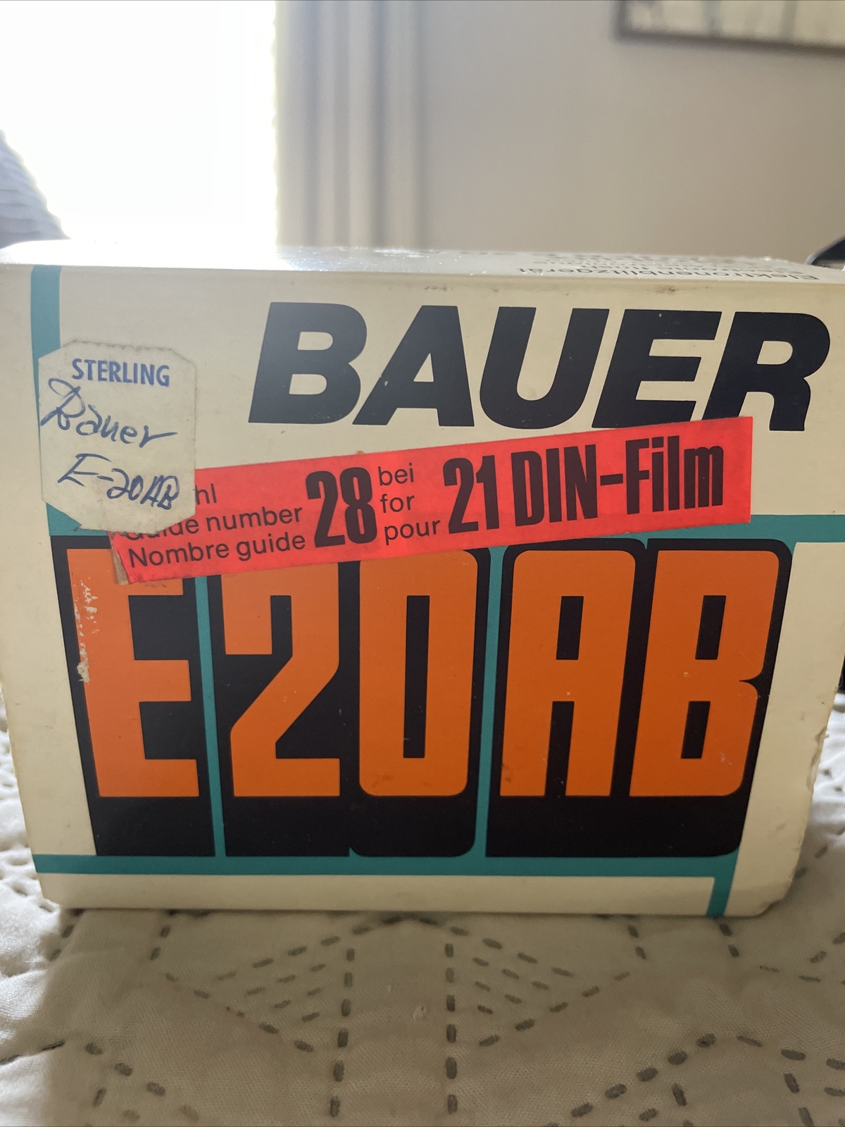 electronic camera flash e20ab bauer