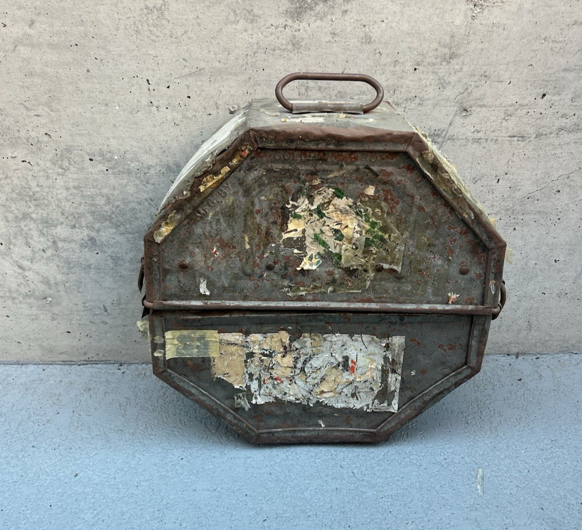 VTG Paramount Pictures 35mm Movie Film Reel Metal Canister Storage Travel Box