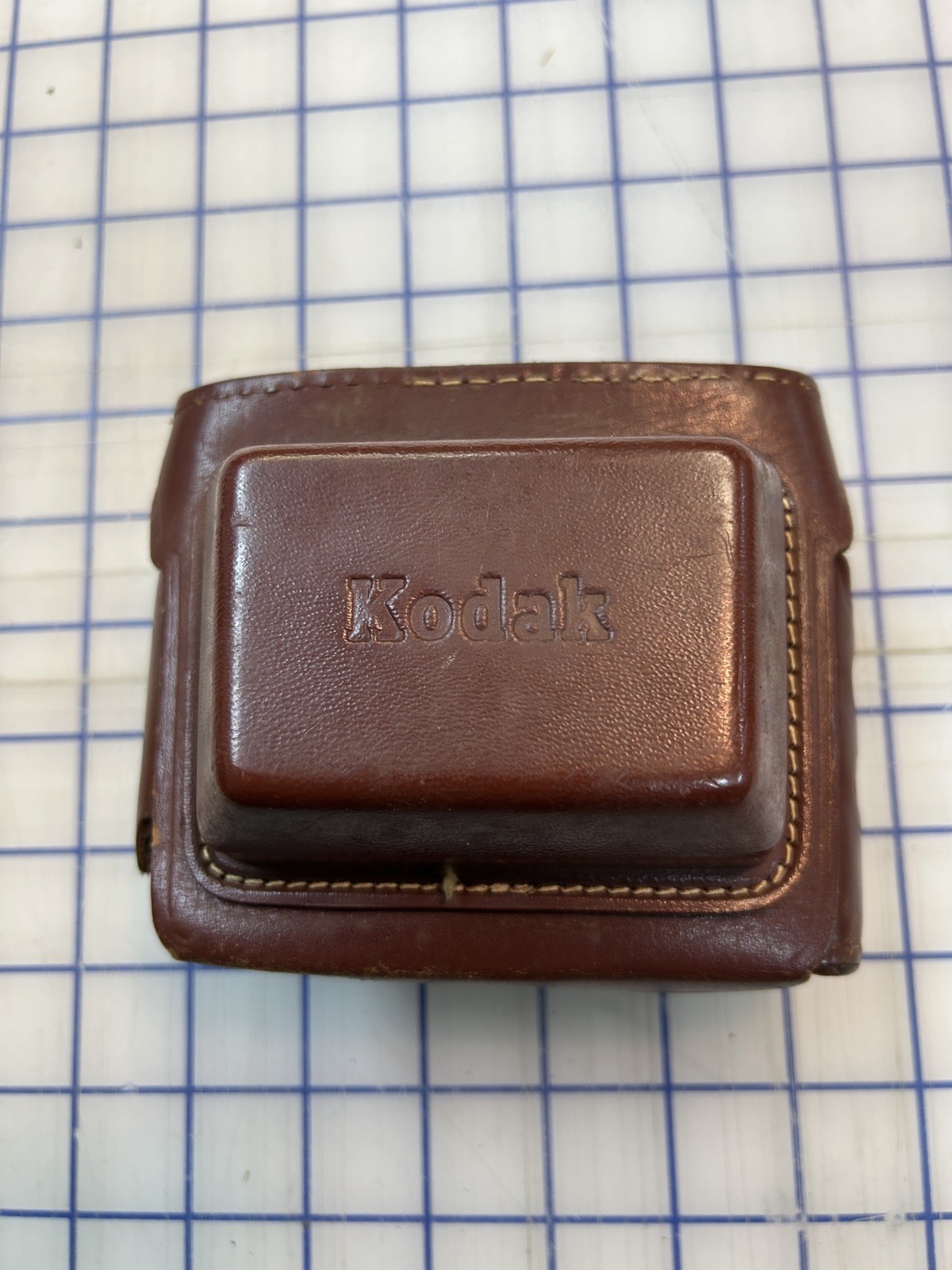 VINTAGE KODAK MOTORMATIC 35 CAMERA HARD LEATHER FIELD CASE