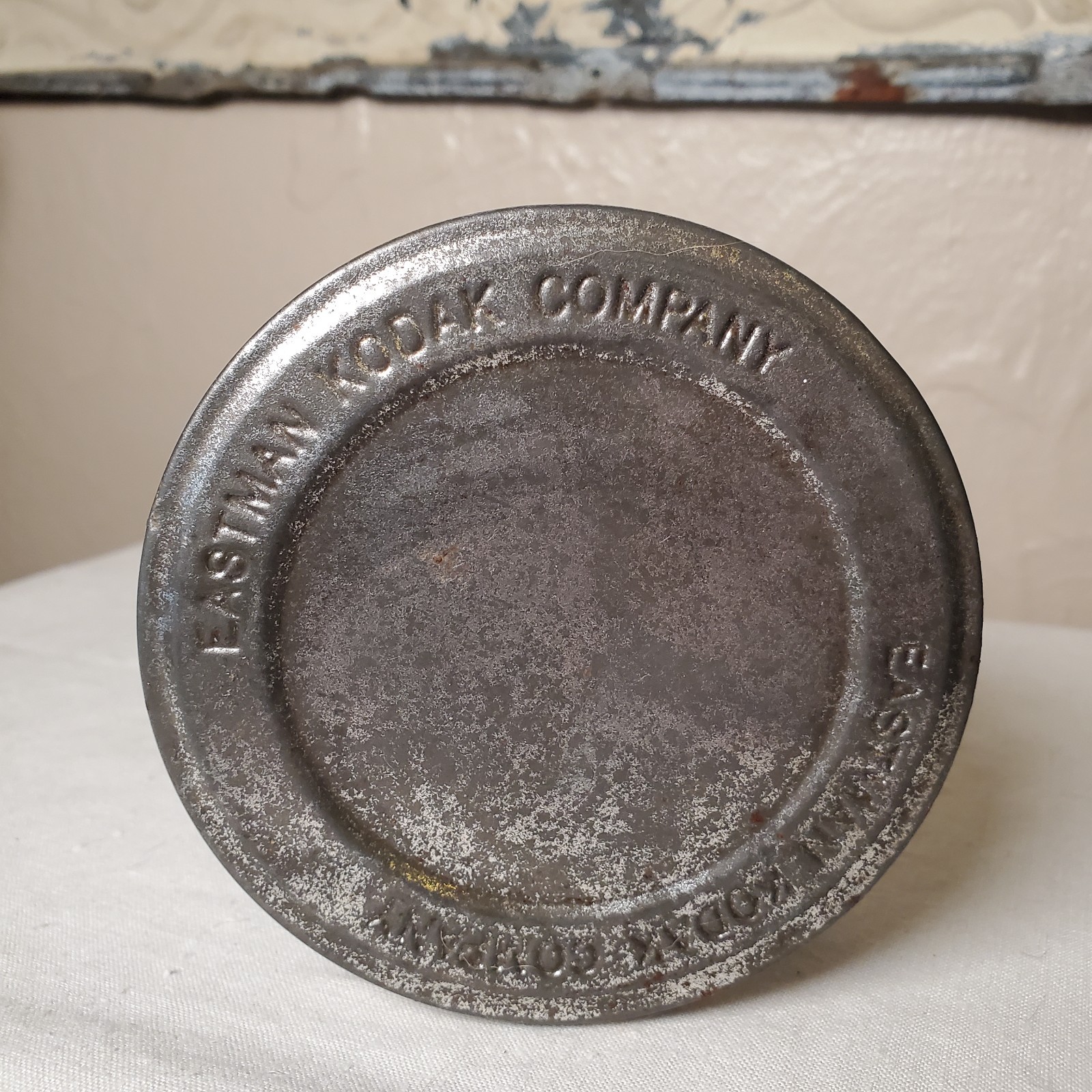 Vintage Eastman Kodak Film Tin Metal 3 3/4″ Vintage Tin Gift Tin