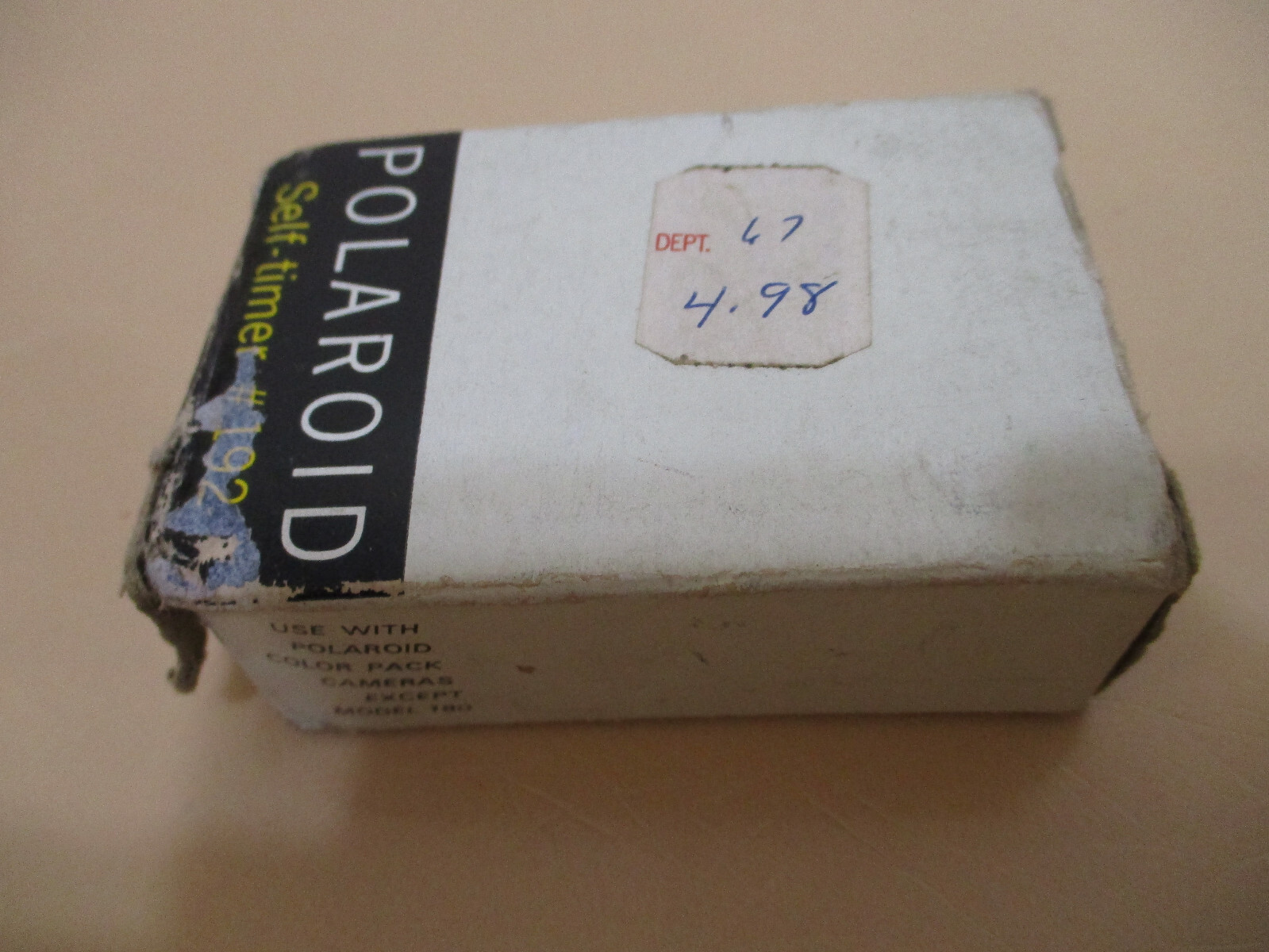 Vintage Polaroid Self-Timer #192 for Color Pack Instant Camera & Plastic Case