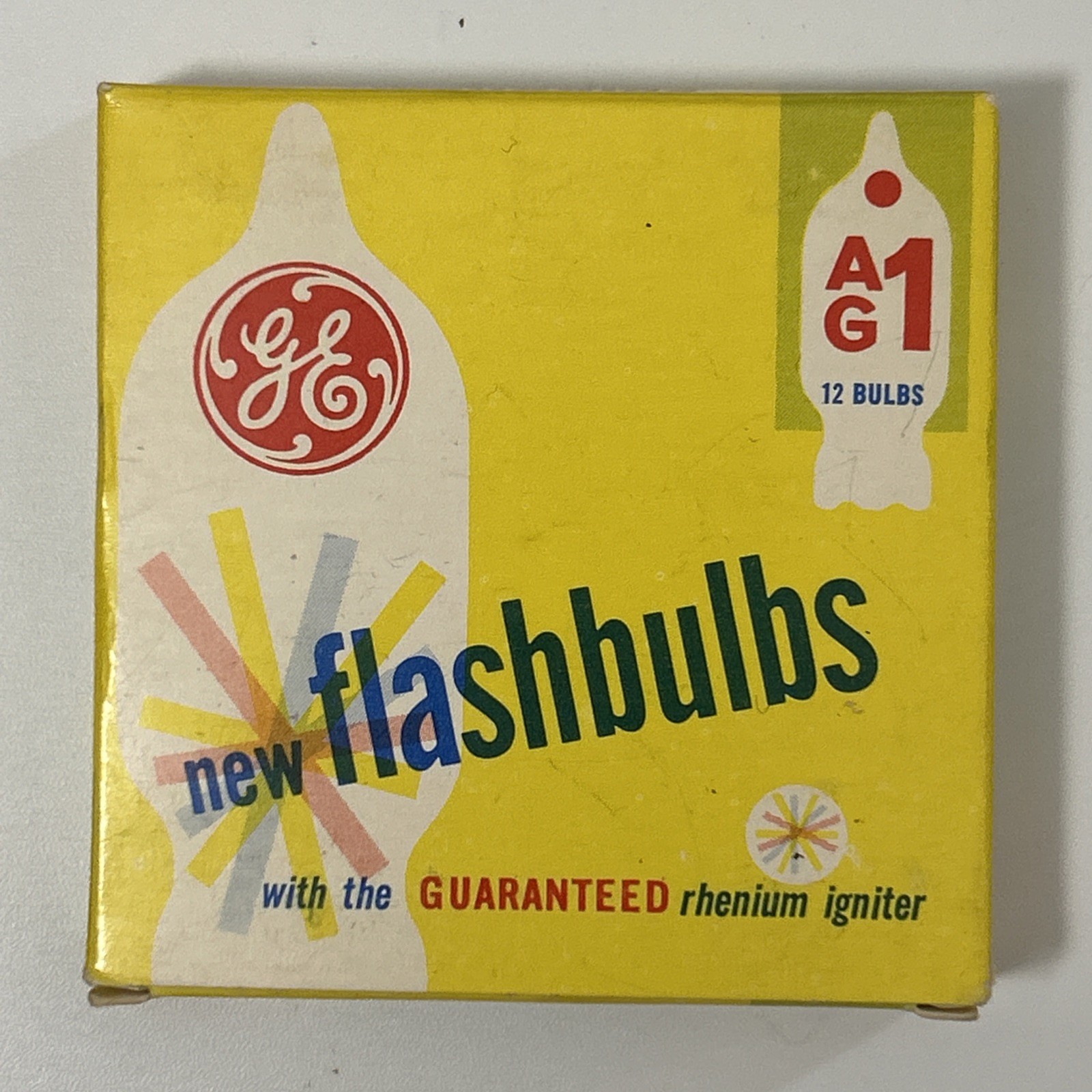 GE Ag1 Flash Bulbs NOS