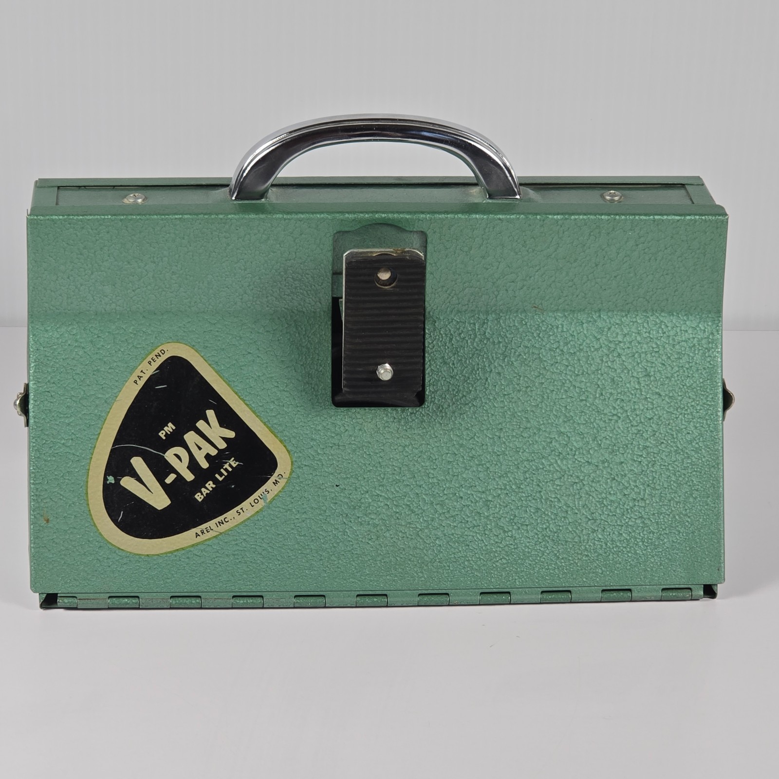 VINTAGE V-PAK BAR LITE Camera 2-Bulb Bar Light with metal Case