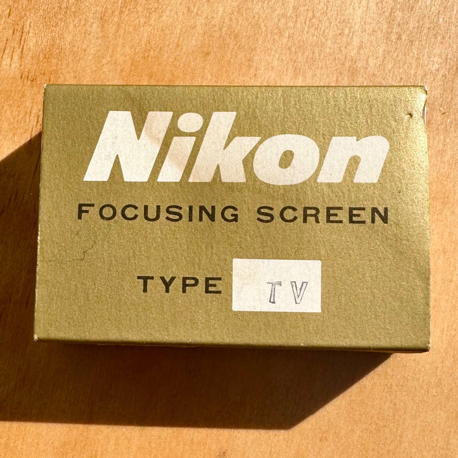 MINT New Old Stock Nikon Focusing Screen Nikon Type TV with Case, Insert & Box