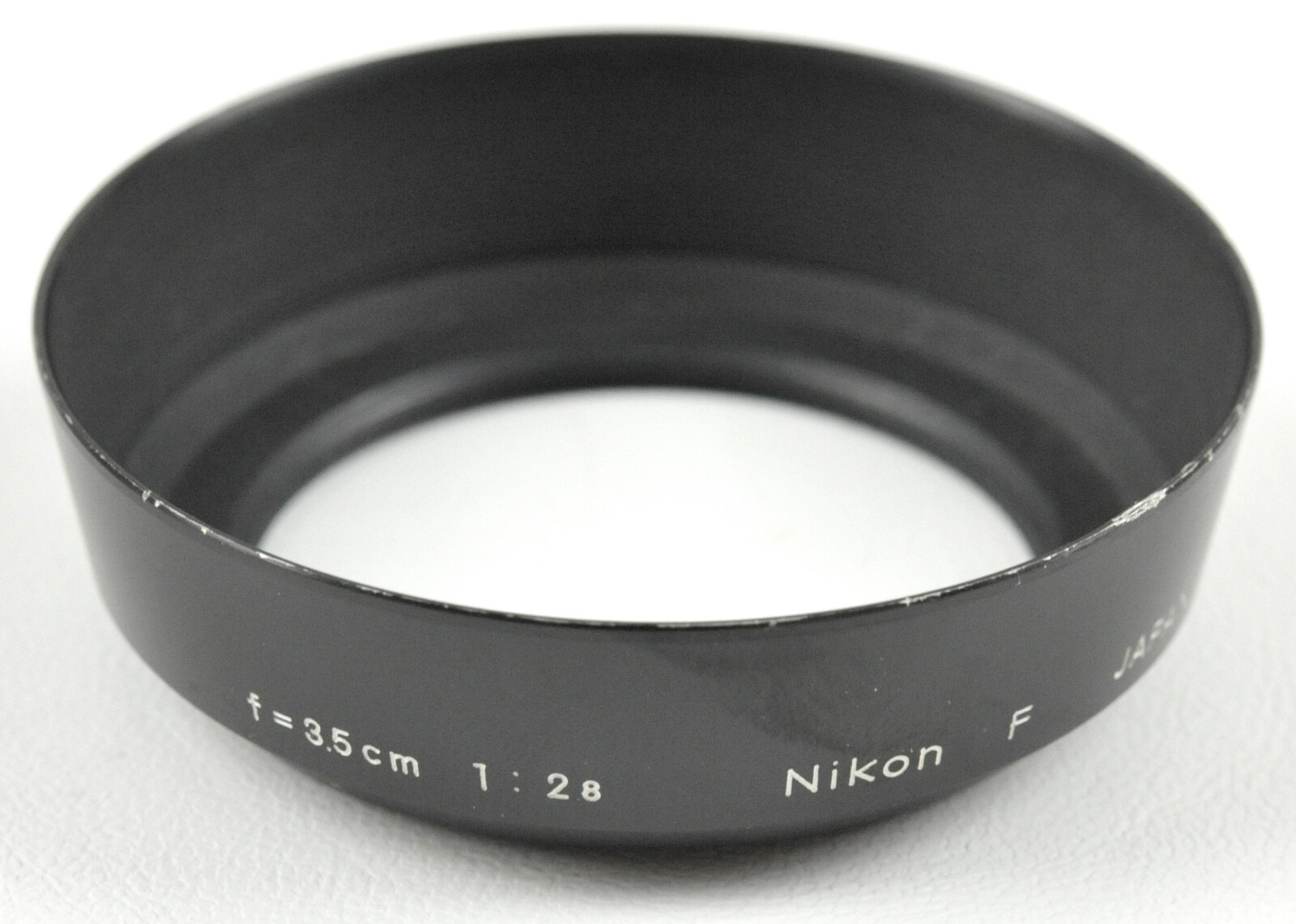 NIKON F LENS HOOD 3.5 cm 1:2.8 – JAPAN