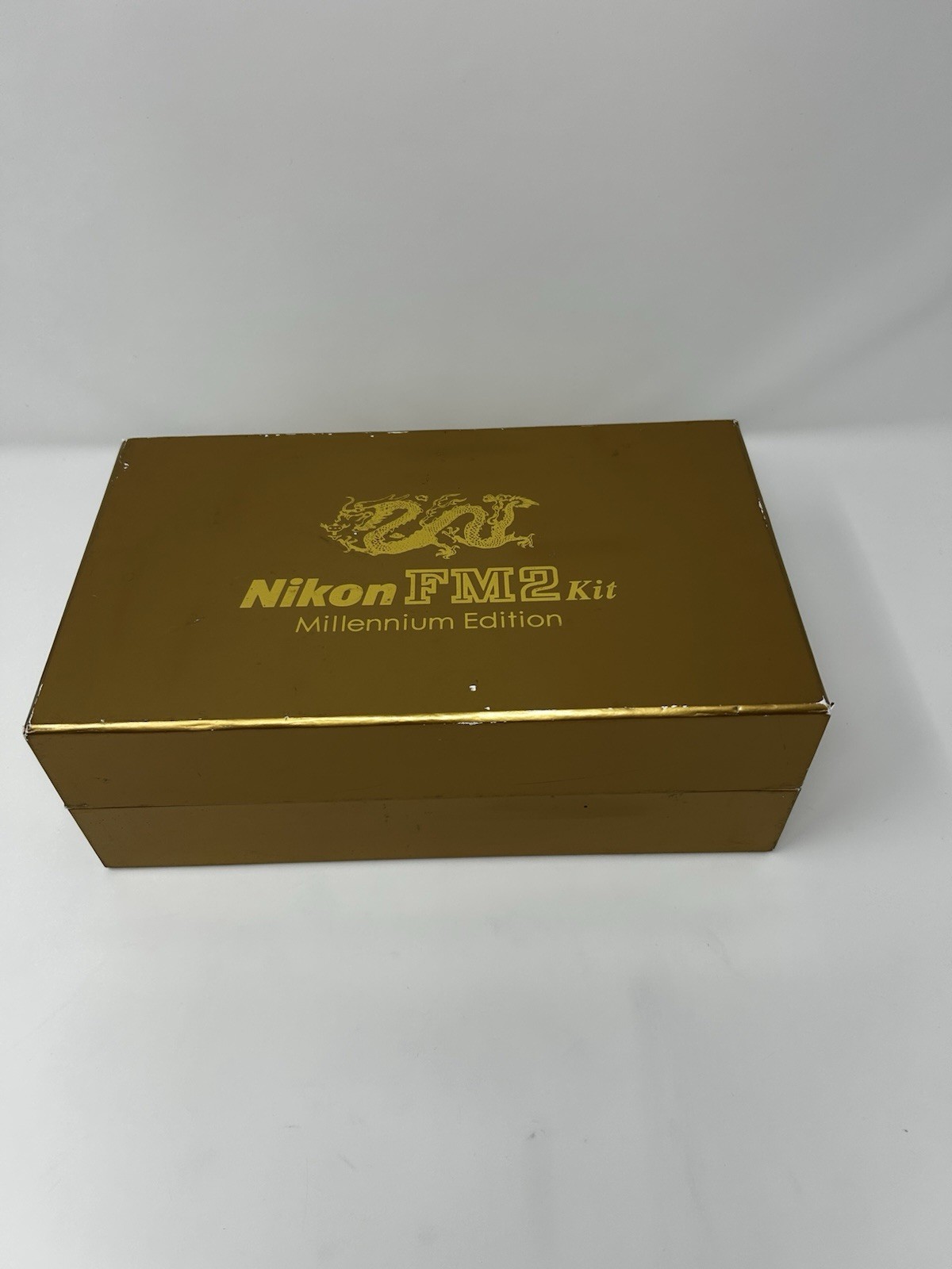 Nikon FM2 Millennium Edition Dragon Gold Presentation Box ONLY + Manual