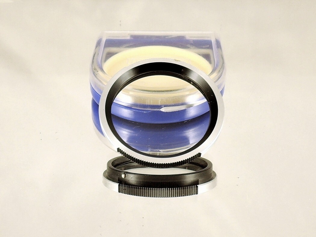 Flexaret UV B36 Filter Meopta Accessories Bayonet RARE + right blue plastic box.
