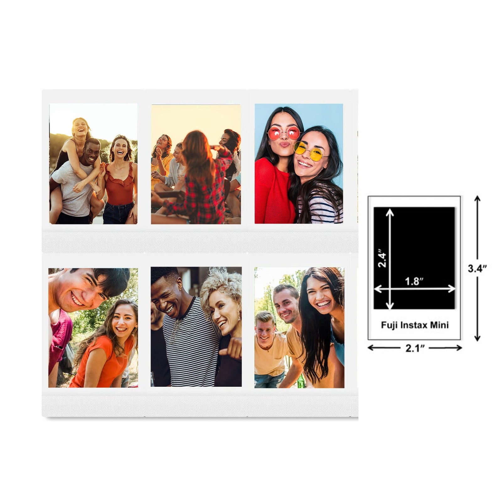 Fujifilm Instax Mini Instant Film 10 Twin Packs, 200 Total Pictures for Instax