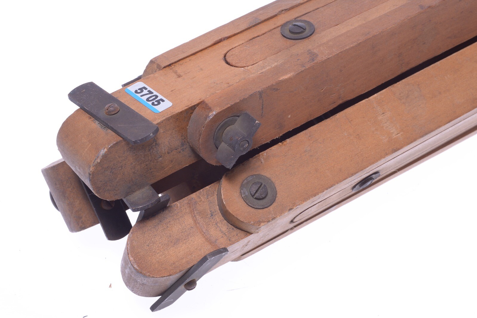✅ ANTIQUE WOOD TRIPOD 134CM, 52.75″ GLASS PLATE 9x12cm LARGE FORMAT FIELD CAMERA