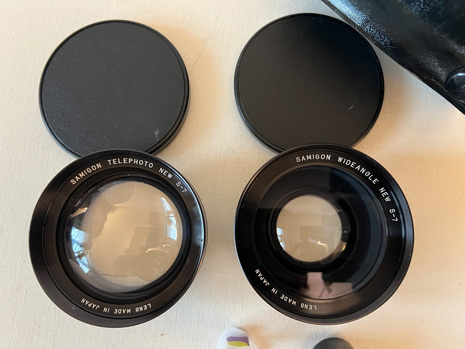 Samigon Wide Angle & Telephoto 2 LENS Set w/ case, Telewide Finder, Tiffen 35.5F