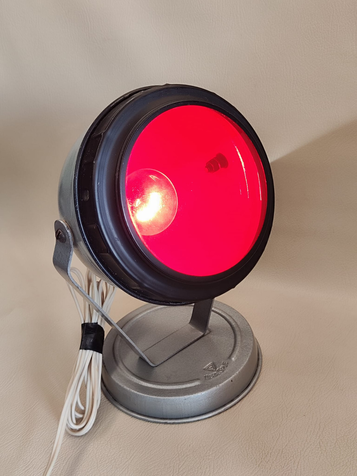 Soviet Vintage Red Lantern for Photo Printing 1960s USSR