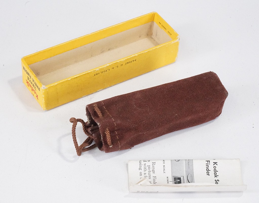 KODAK CASE, INSTRUCTIONS AND BOX TOP FOR SERVICE RANGEFINDER/226123