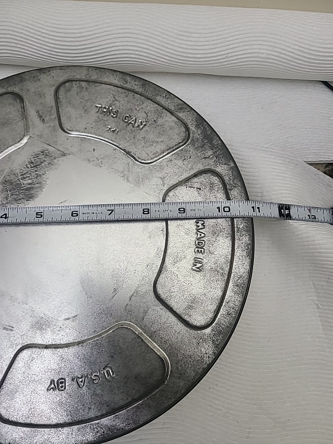 Eastman Kodak Vintage 11″ Metal Film Can Canister Movie Reel USA Empty