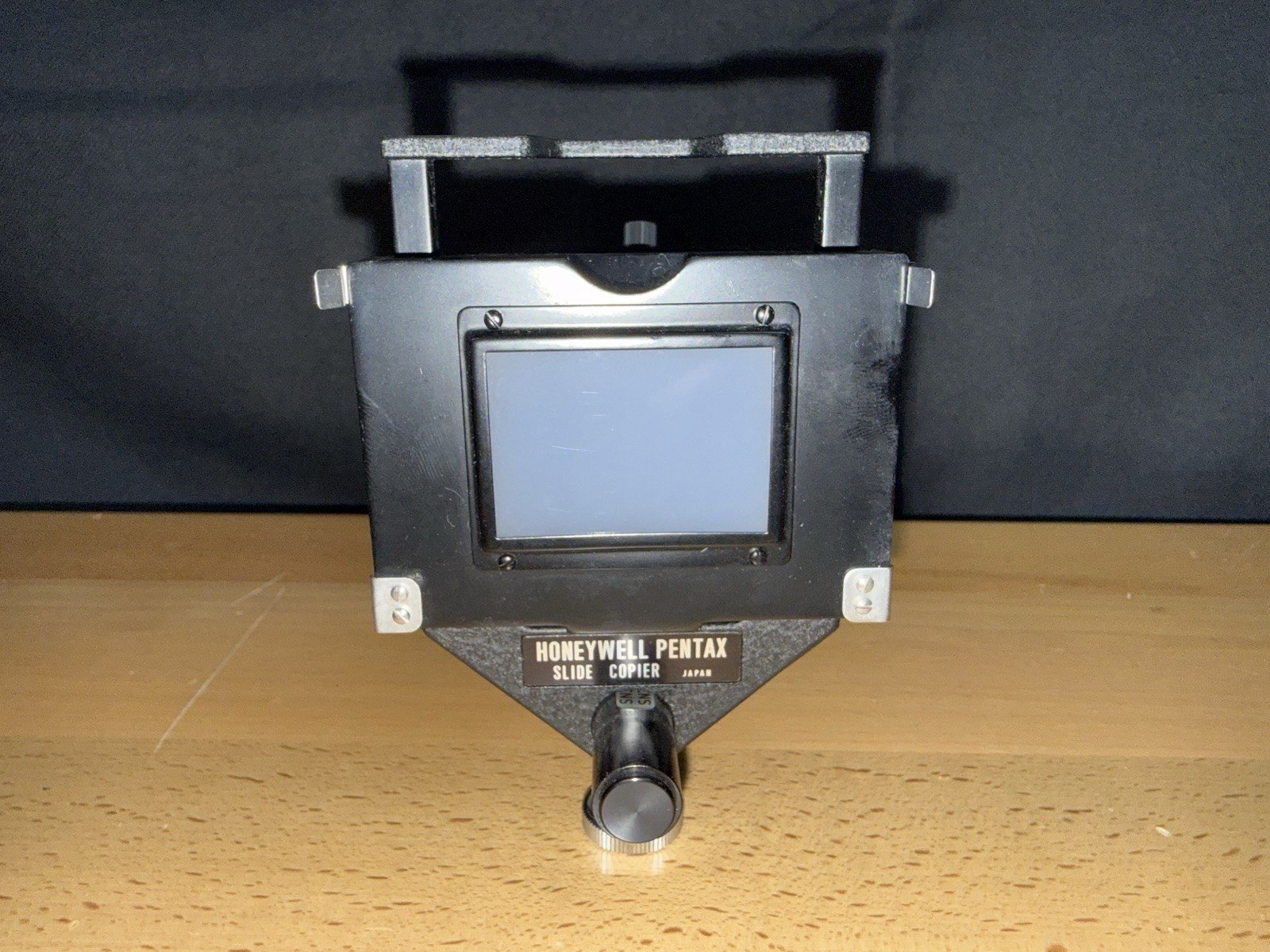 Honeywell Pentax Slide Copier Auto Bellows Attachment w/ Box Japan 7090