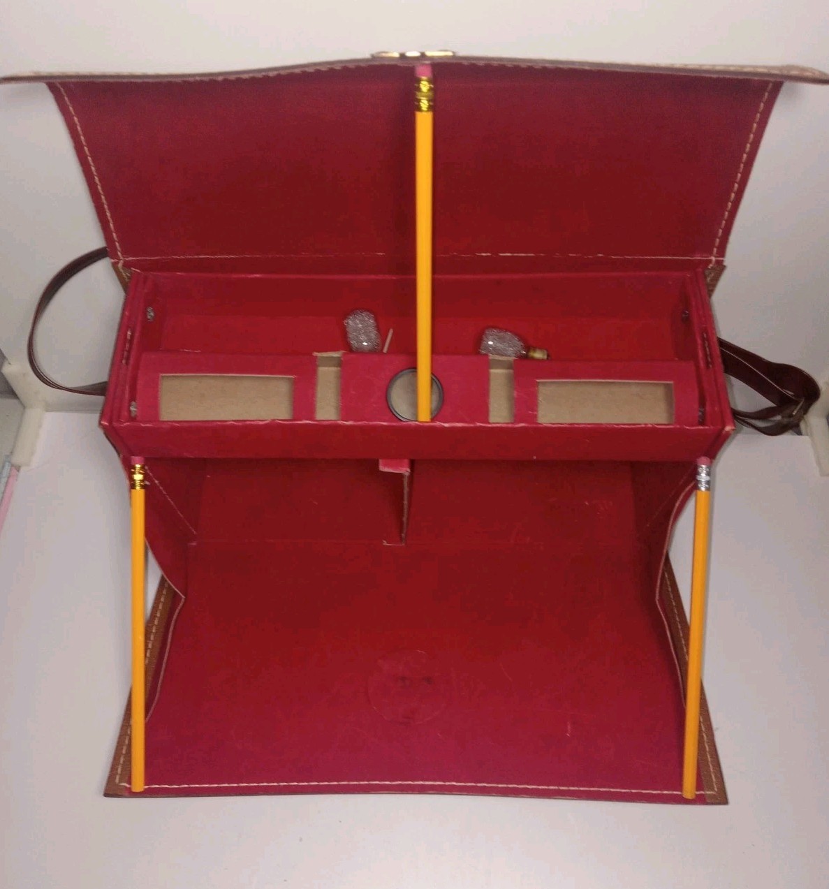 Vtg ANSCO Ready Flash Camera/Carrying Case w/Two Bulbs & No. 29 Portrait Lens 1+