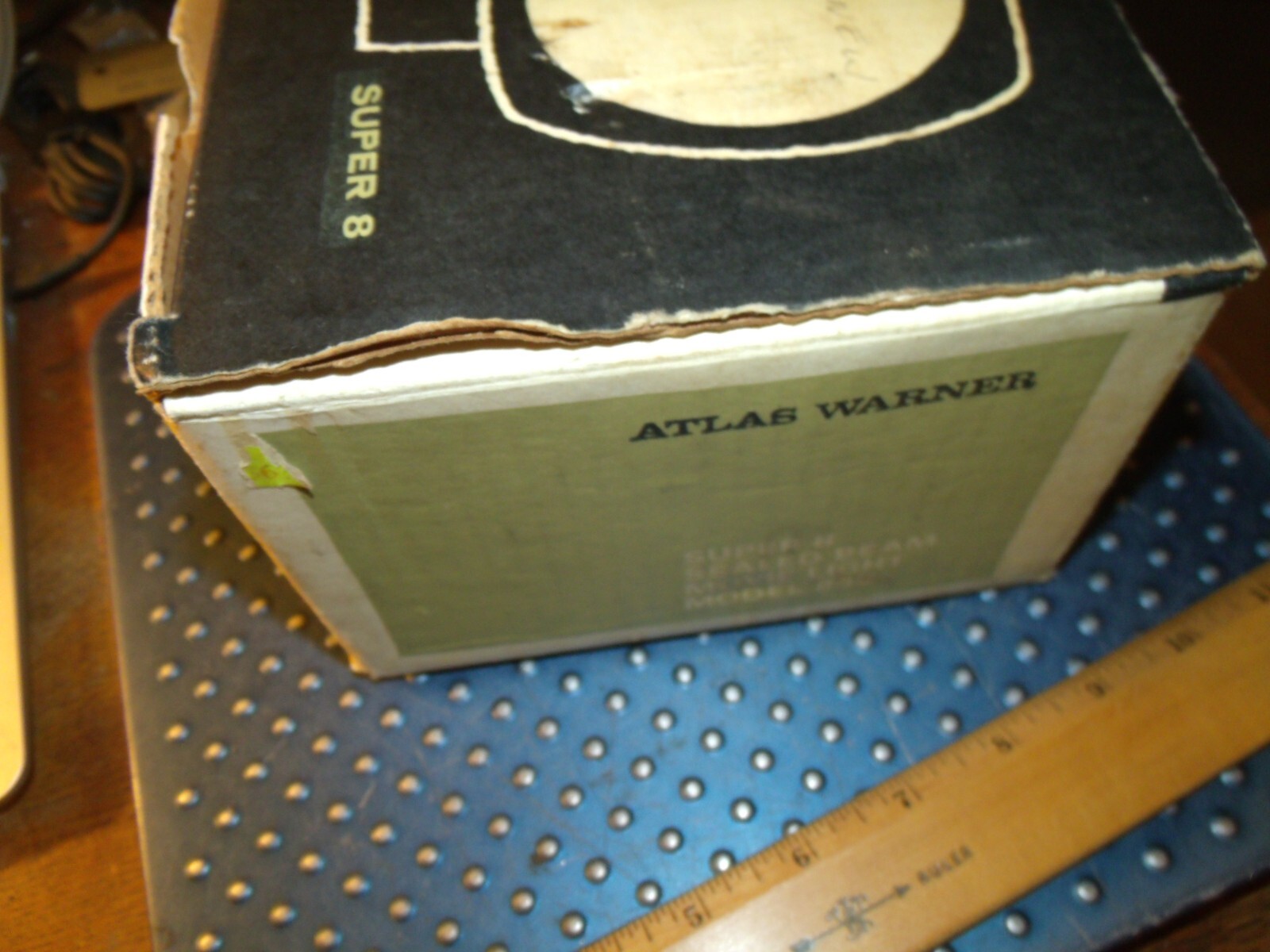 Vintage Atlas Warner Super 8 Movie Light USA Model 855 Sealed Beam