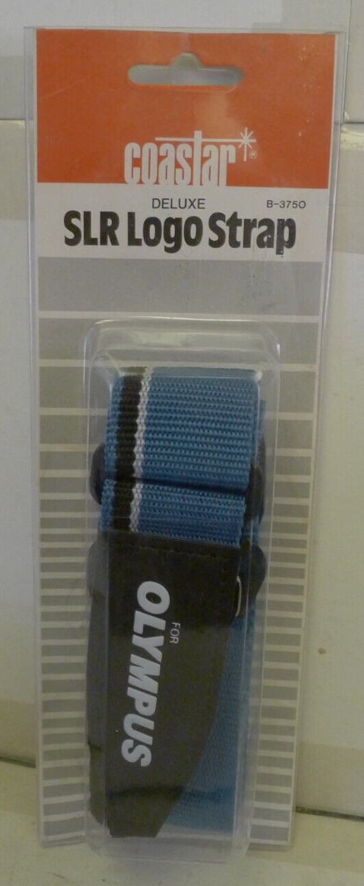 Coastar Deluxe SLR Logo Camera Strap for Olympus w/Box Vintage – NOS
