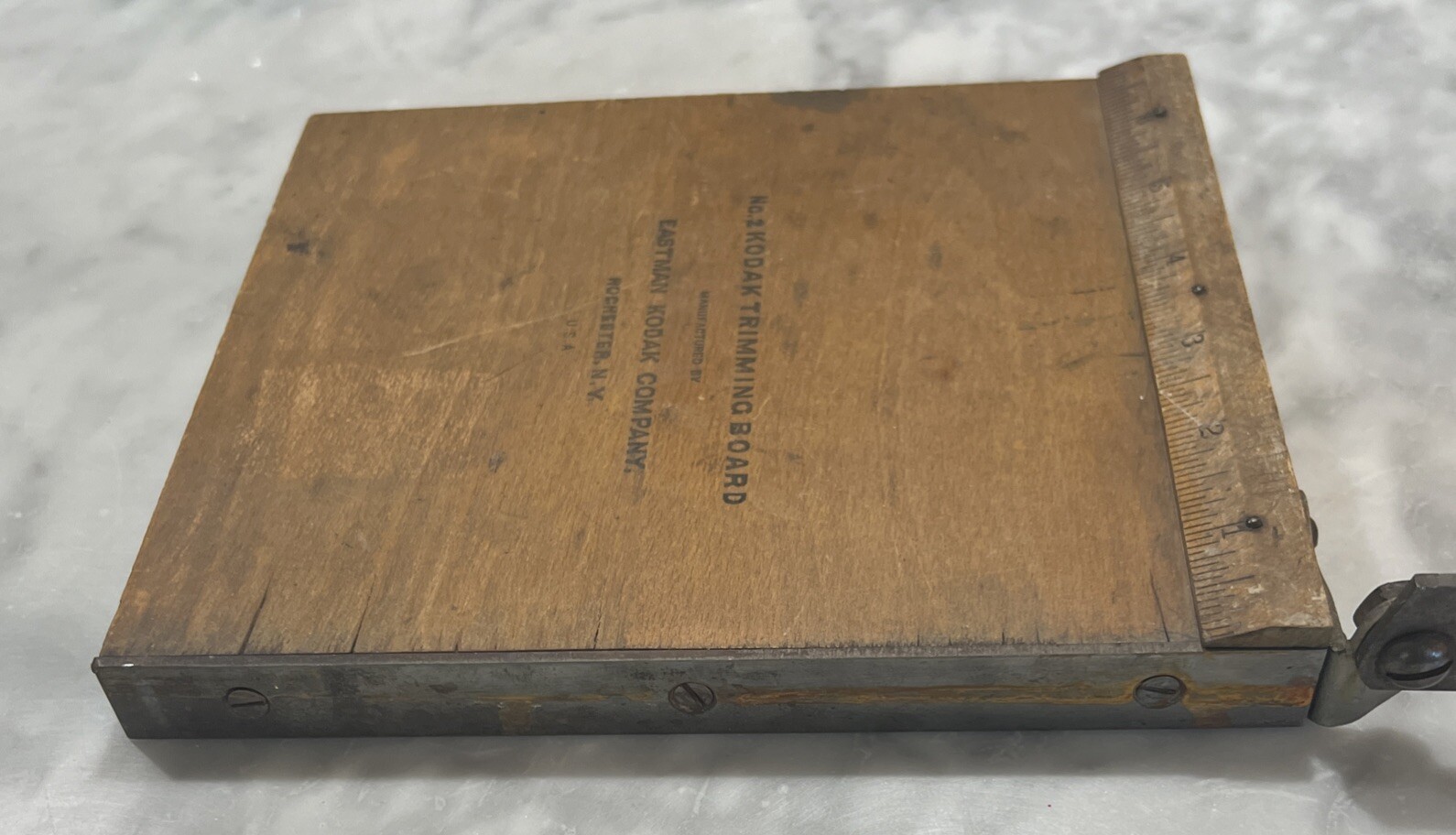 Vintage Eastman Kodak No. 2 Trimming Board Rochester NY USA Photography Advert.