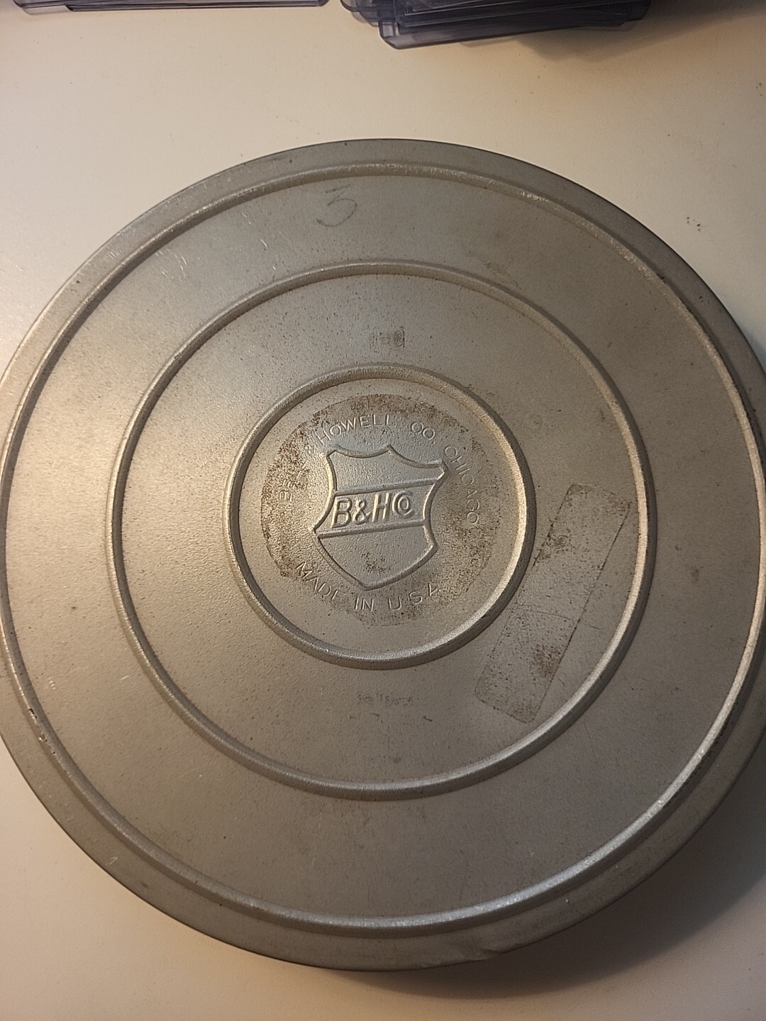 Vintage B&h co. Film Reel And Case