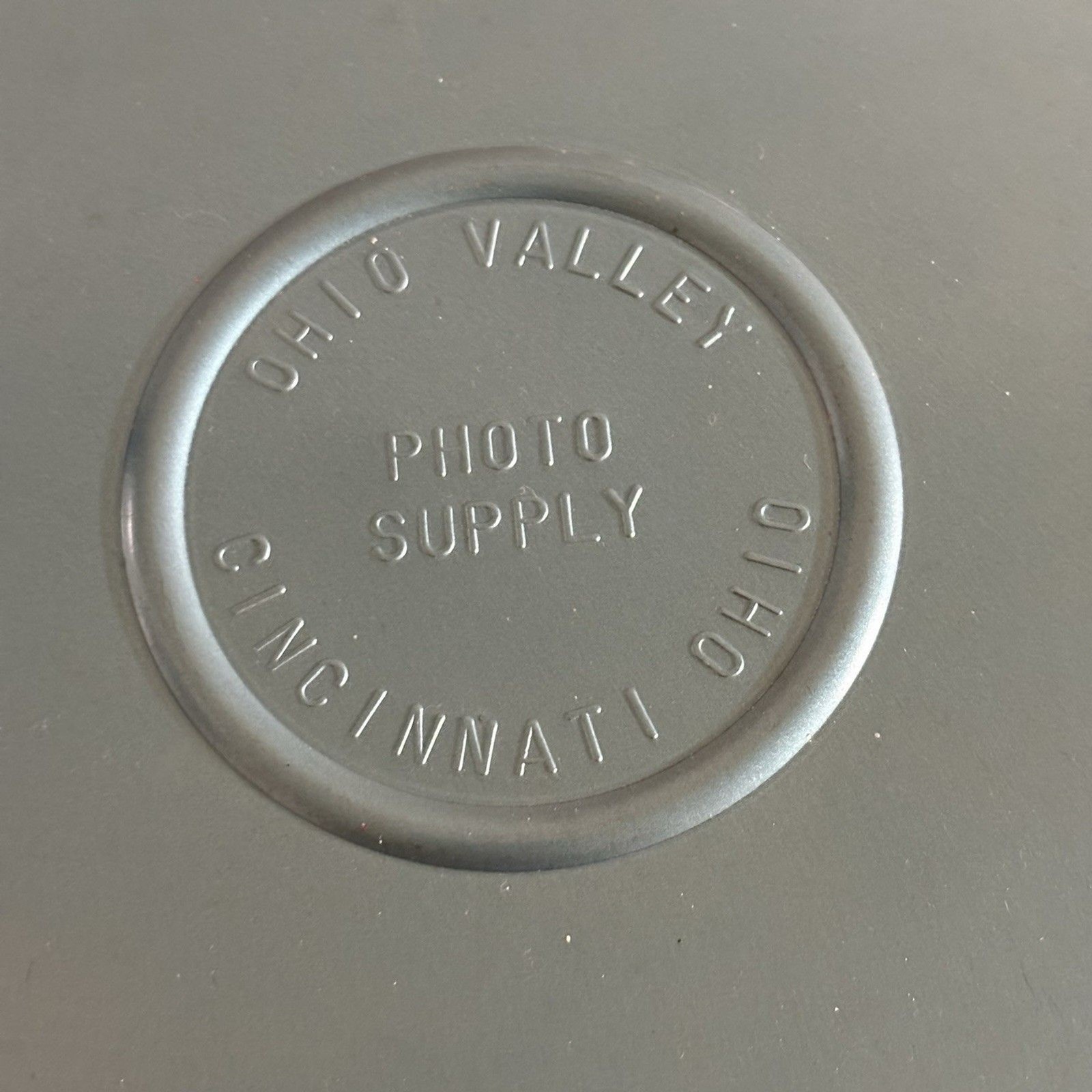8 mm 400 ft Blue Metal Film Reel & Canister Ohio Valley Photo Supply