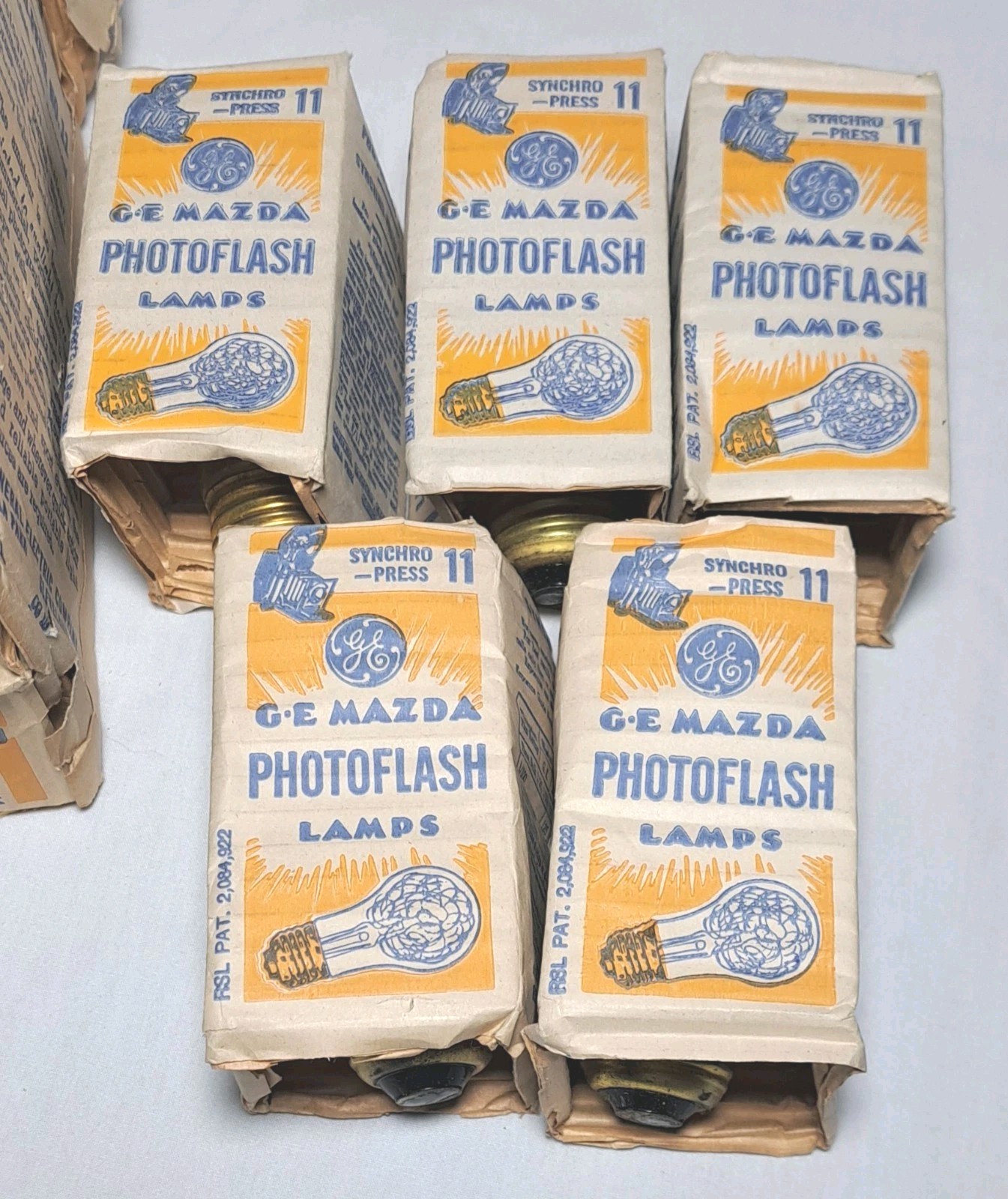 GE General Electric Photoflash 11 Flash Bulb Camera Video Vintage NOS Lot Of 11