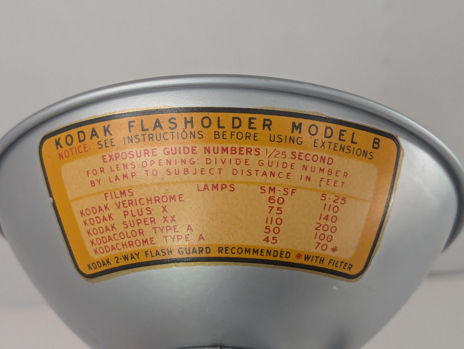Vintage Kodak Flash older Model B W/ Standard Bracket And Box