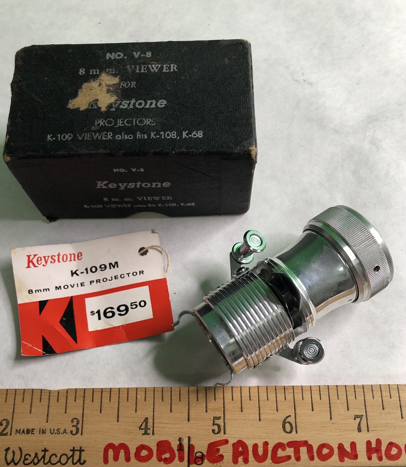 Vintage Keystone 8mm PROJECTOR VIEWER No.V-8 for K-109 K-108 K-68 K-69
