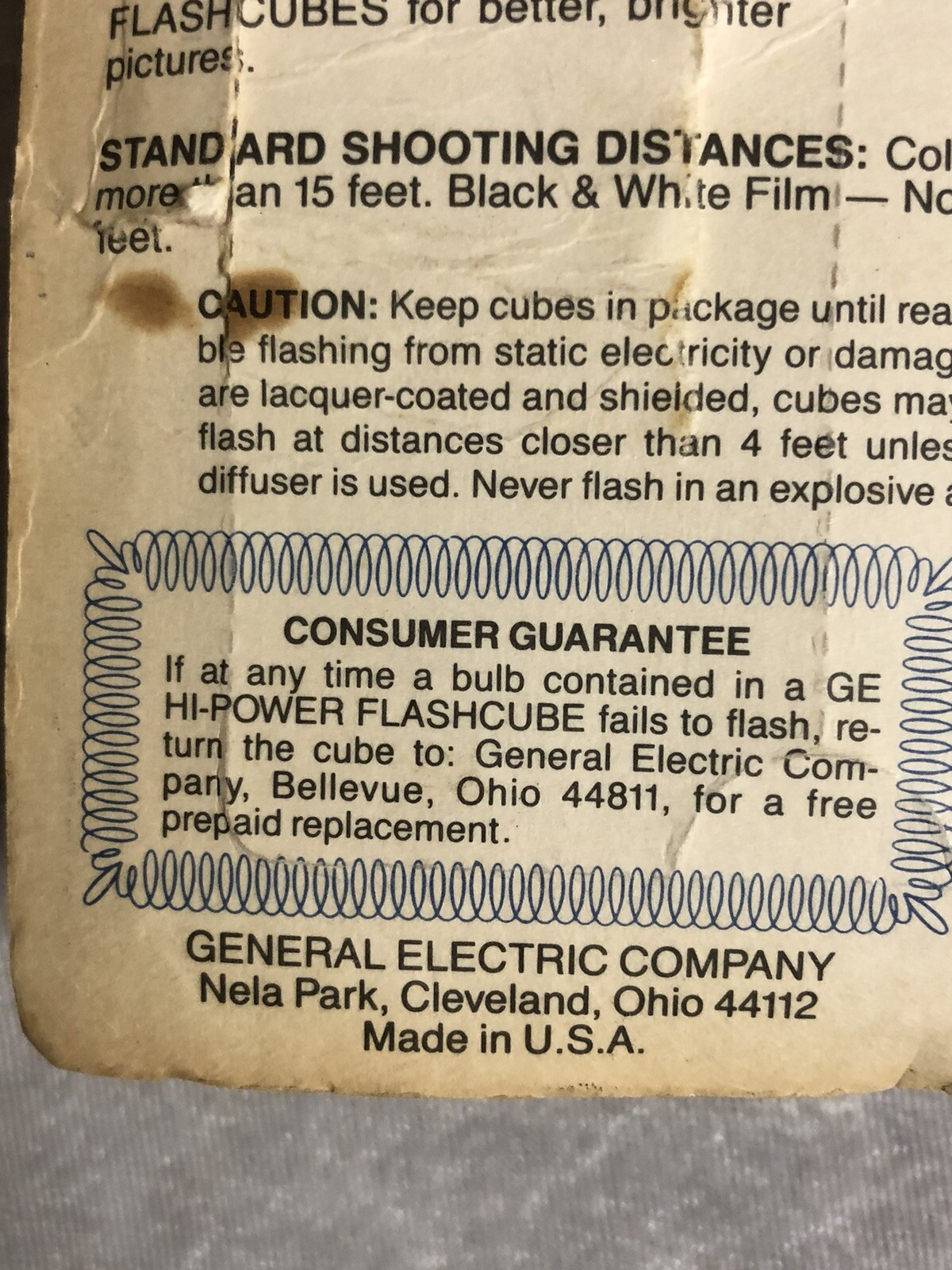 Vintage Hi-Power Flash Cubes