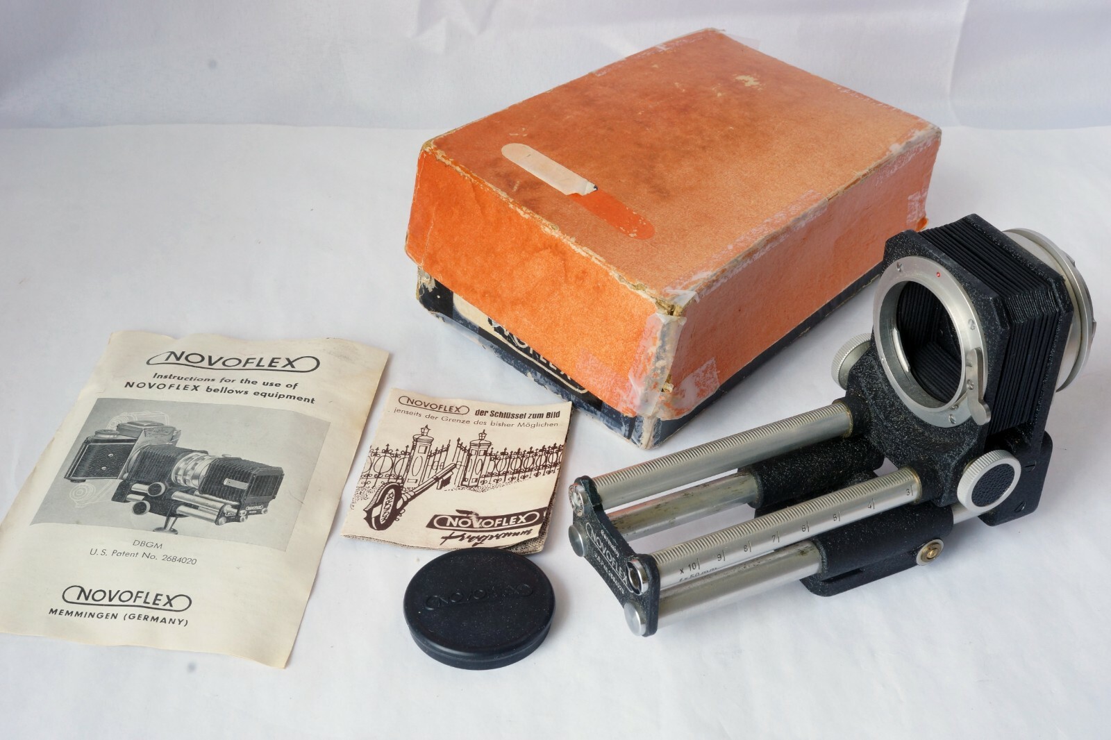 Novoflex Extension Bellows for Exakta Lens Mount US Pat. 2684020 Made in Germany