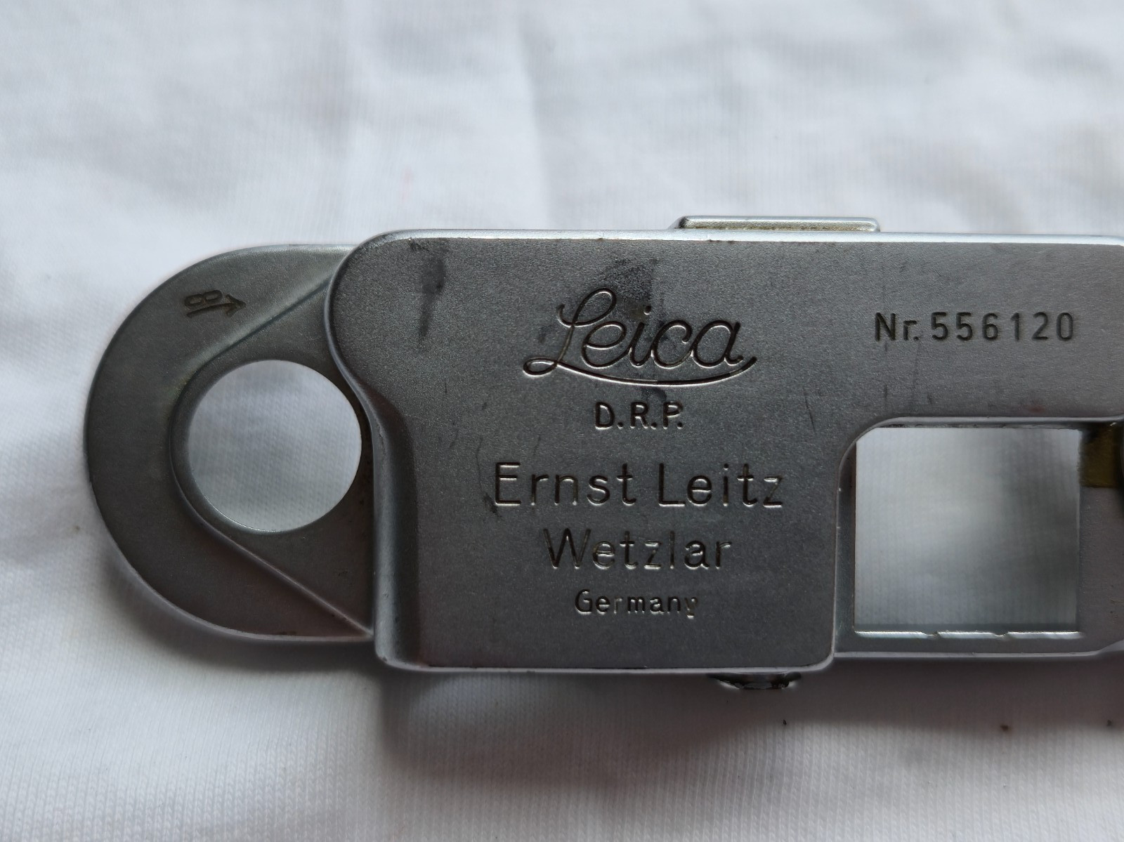 Original OEM Parts Leitz Leica IIIf / 3F Back Dial Top Plate (S#: 556xxx)